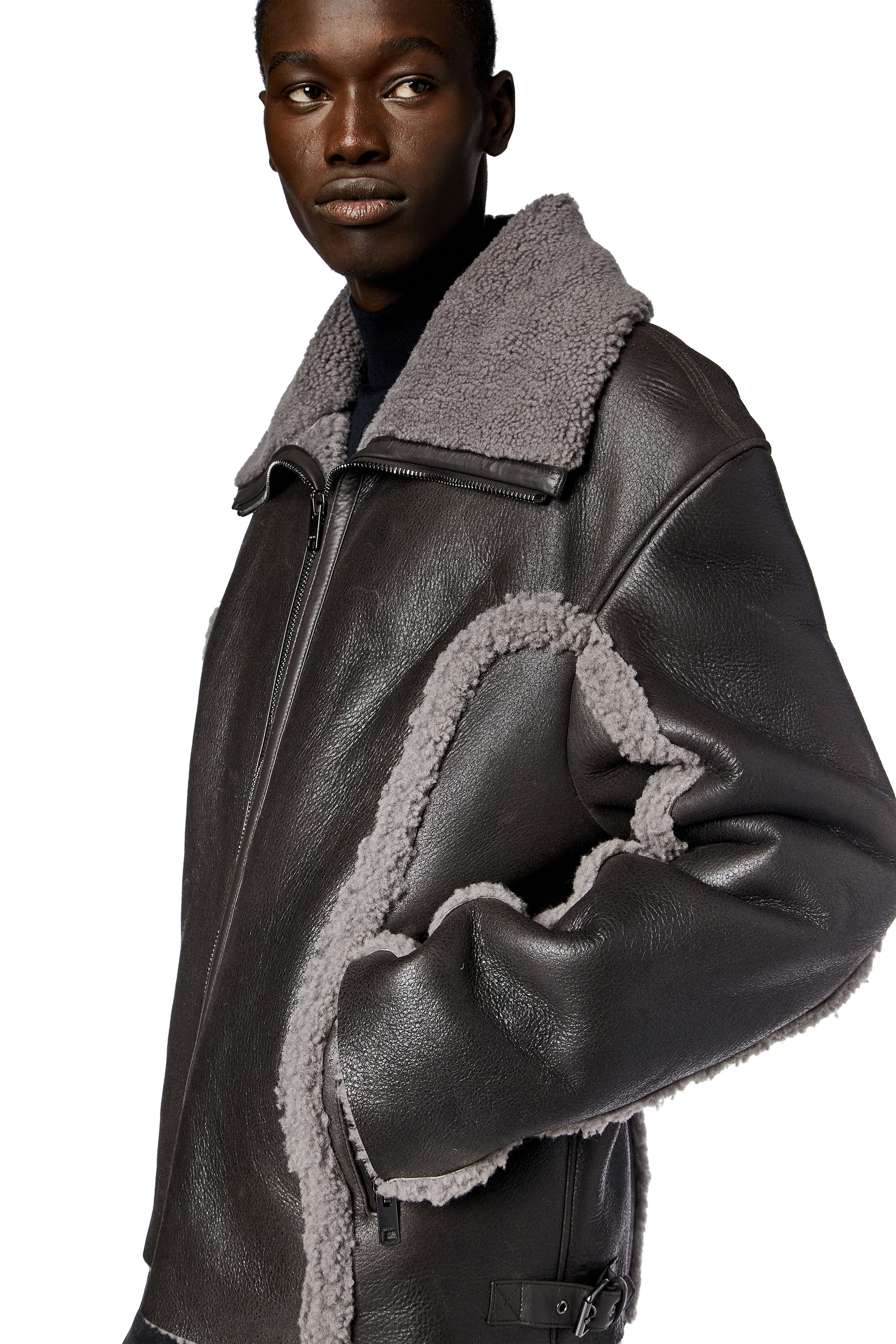 Diesel - L-BROWNY, Brown - Image 5