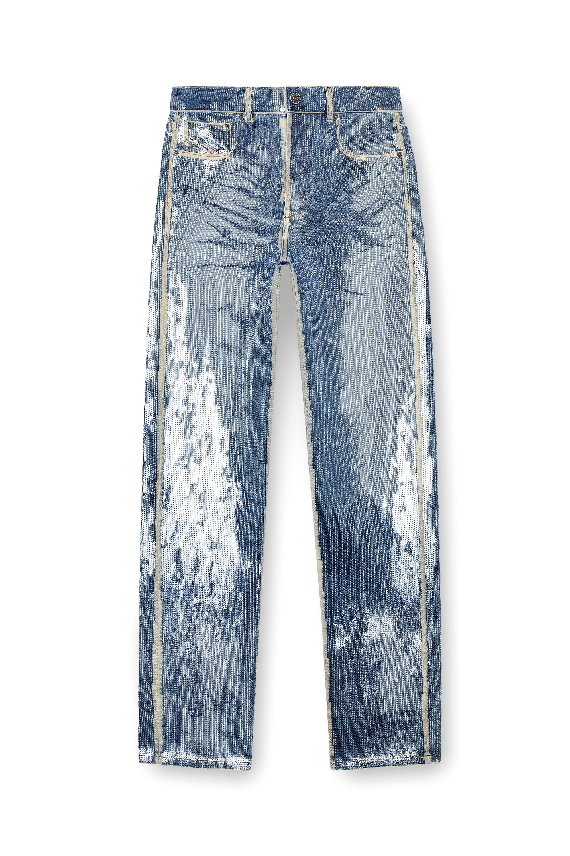 Diesel - Woman Straight Jeans D-Ark 0PGAE, Medium blue - Image 3