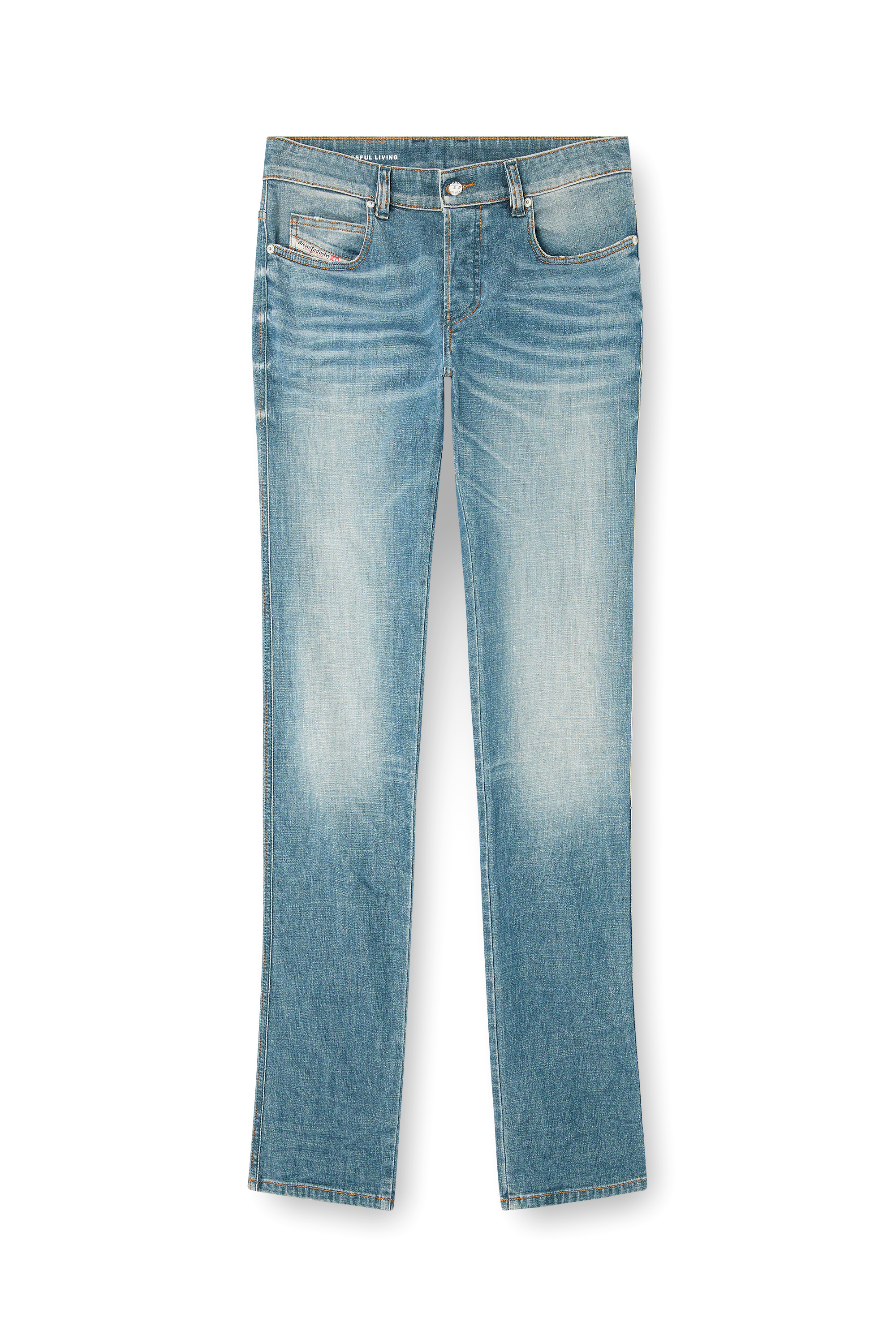 Slim Jeans 1993 D-Vyl 09M58, Medium blue Diesel - Man's Slim Jeans 1993 D-Vyl 09M58, Medium blue - 2
