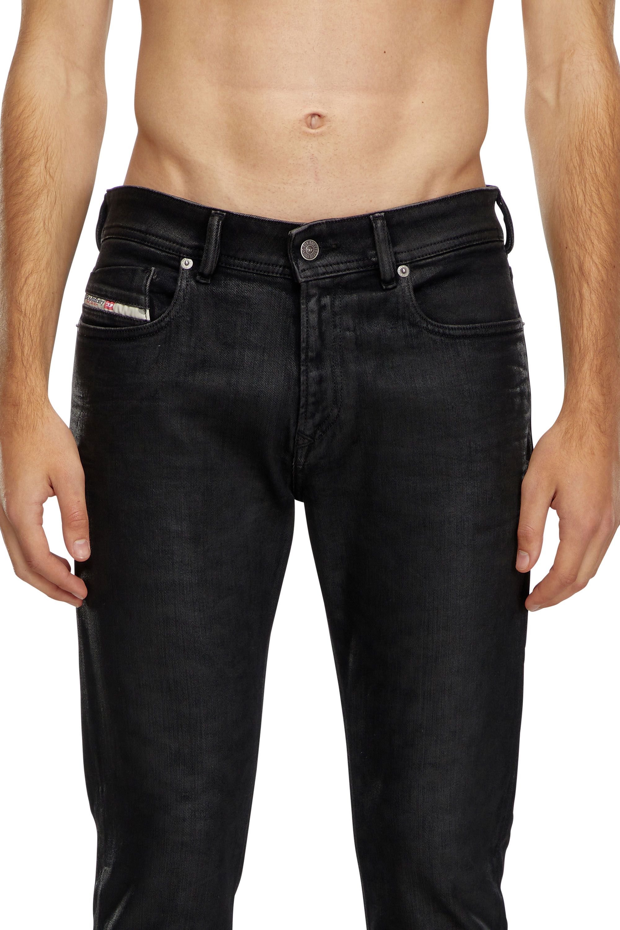 Diesel - Man's Skinny Jeans 1979 Sleenker 09J30, Black/Dark grey - 4