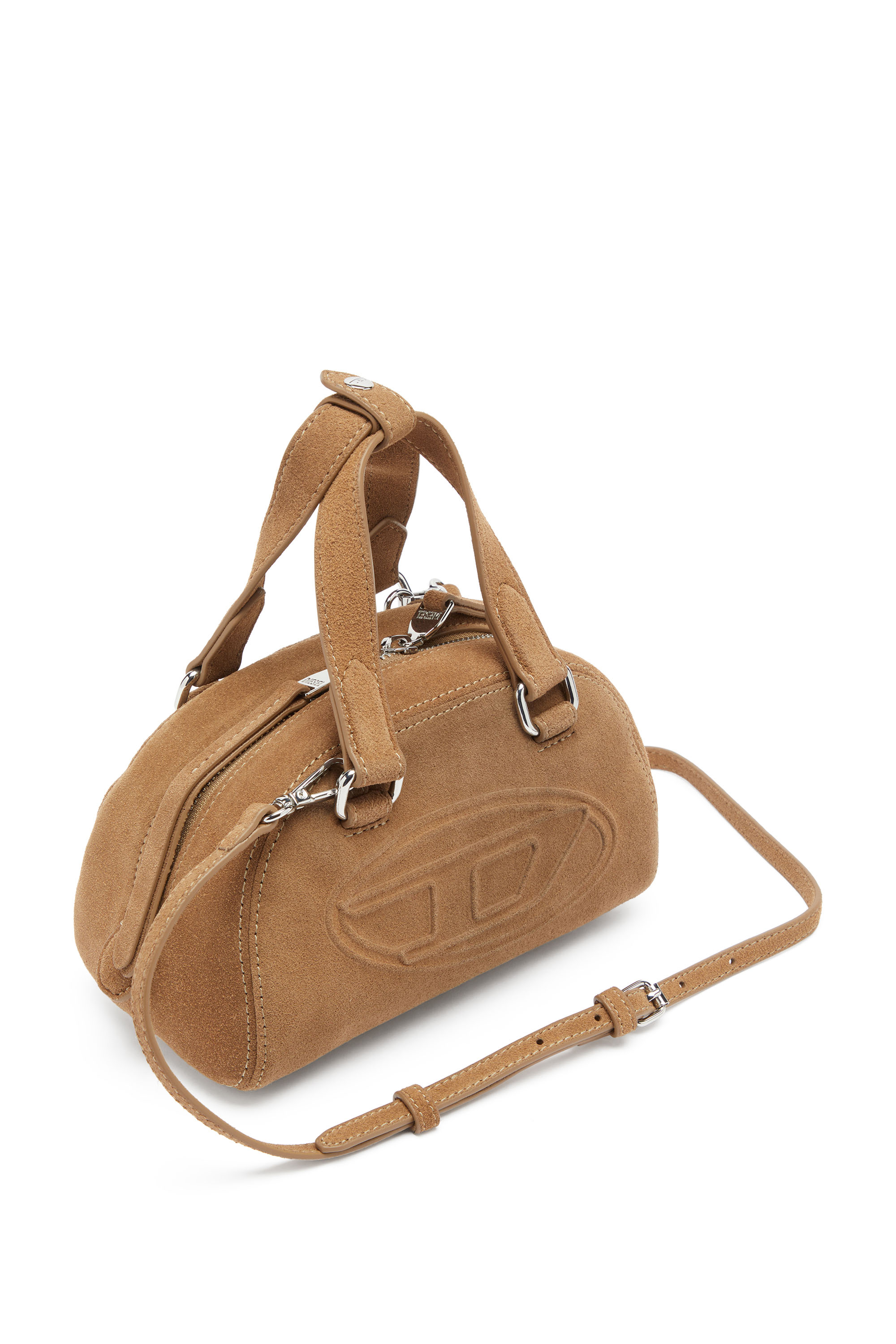 Diesel - 1DR DOME CROSSBODY, Unisex's 1DR Dome-Suede mini bowling bag with Oval D logo in null - 5