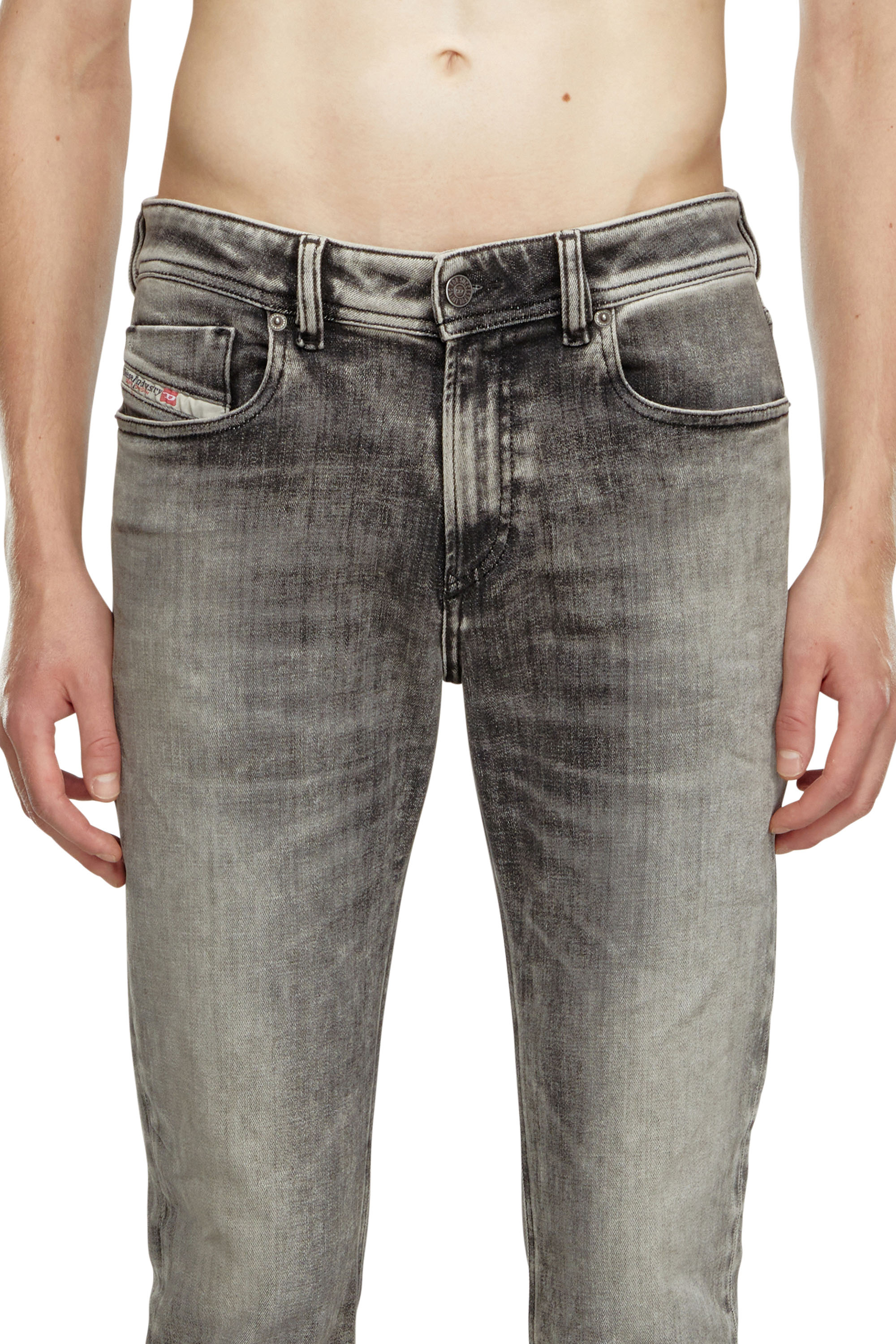 Diesel - Man's Skinny Jeans 1979 Sleenker 09J28, Grey - 5