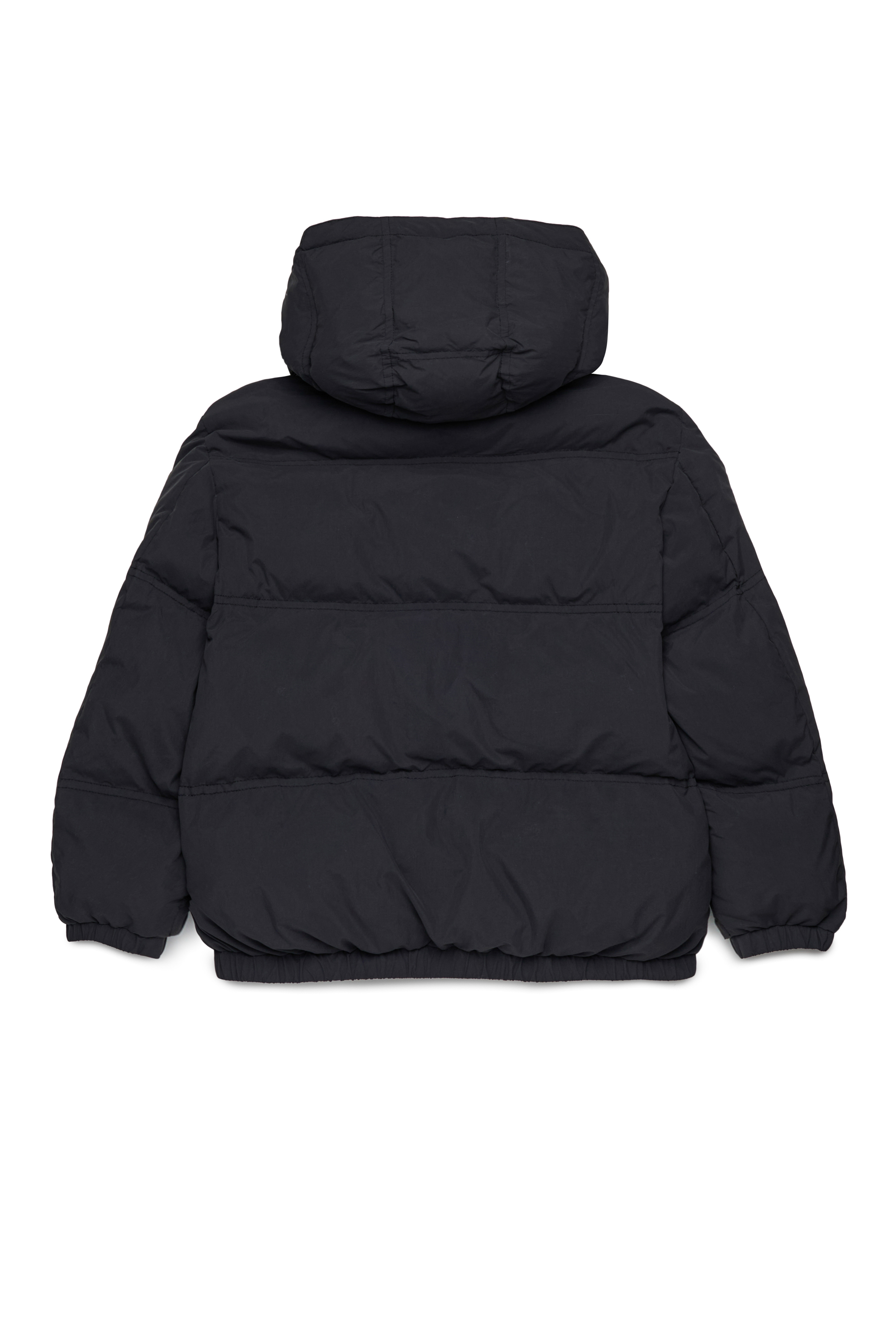 Diesel - JWRAVEEL, Unisex's Nylon jacket with hood in Black - 2