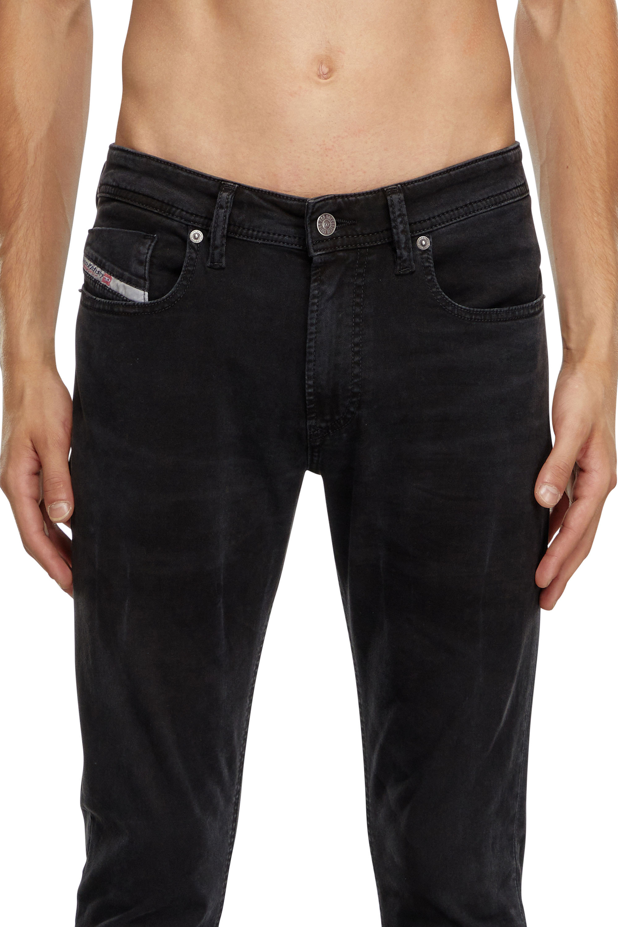 Diesel - Man's Skinny Jeans 1979 Sleenker 0ENAK, Black - 4