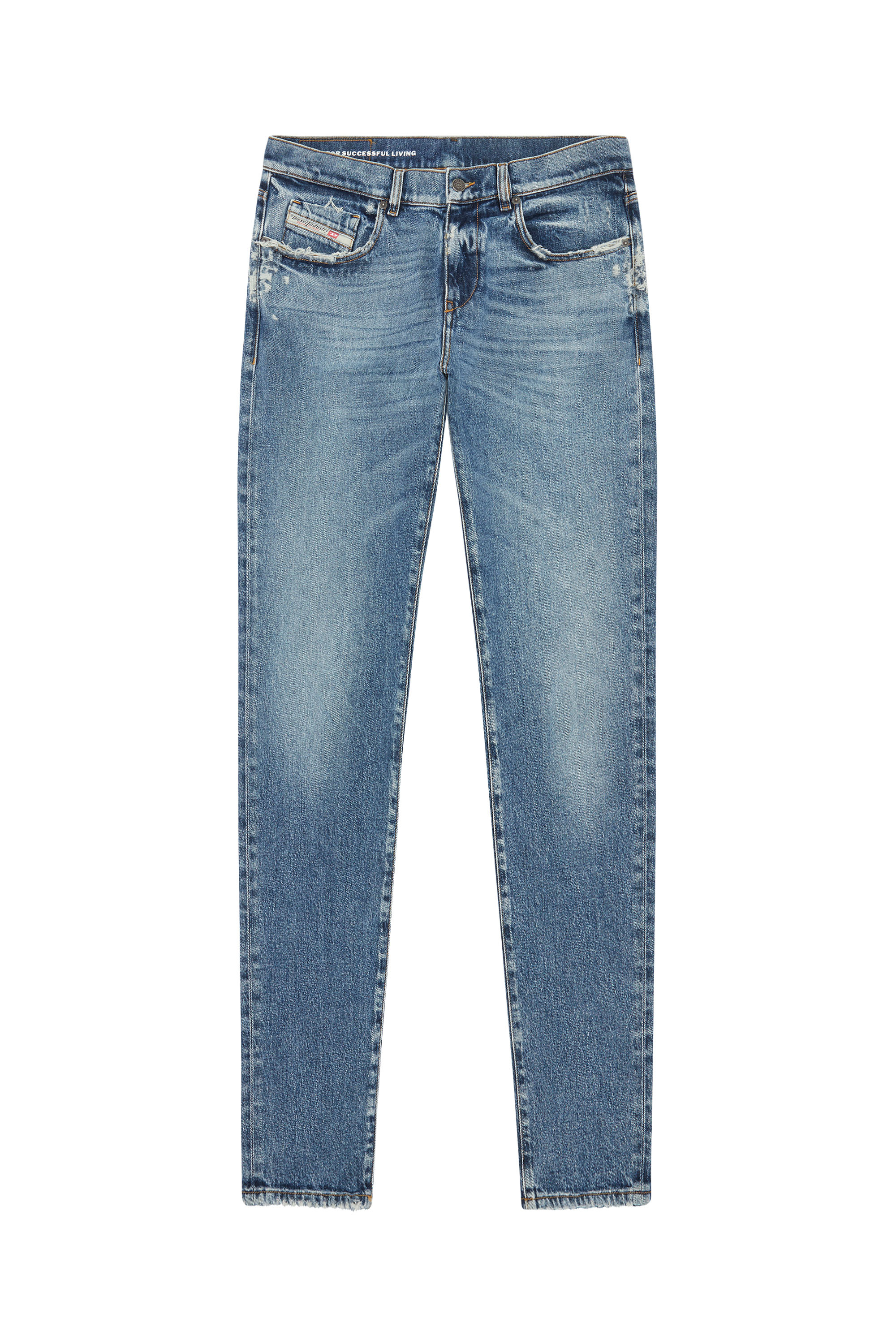 Diesel - Slim Jeans 2019 D-Strukt 09F16, Medium blue - Image 5