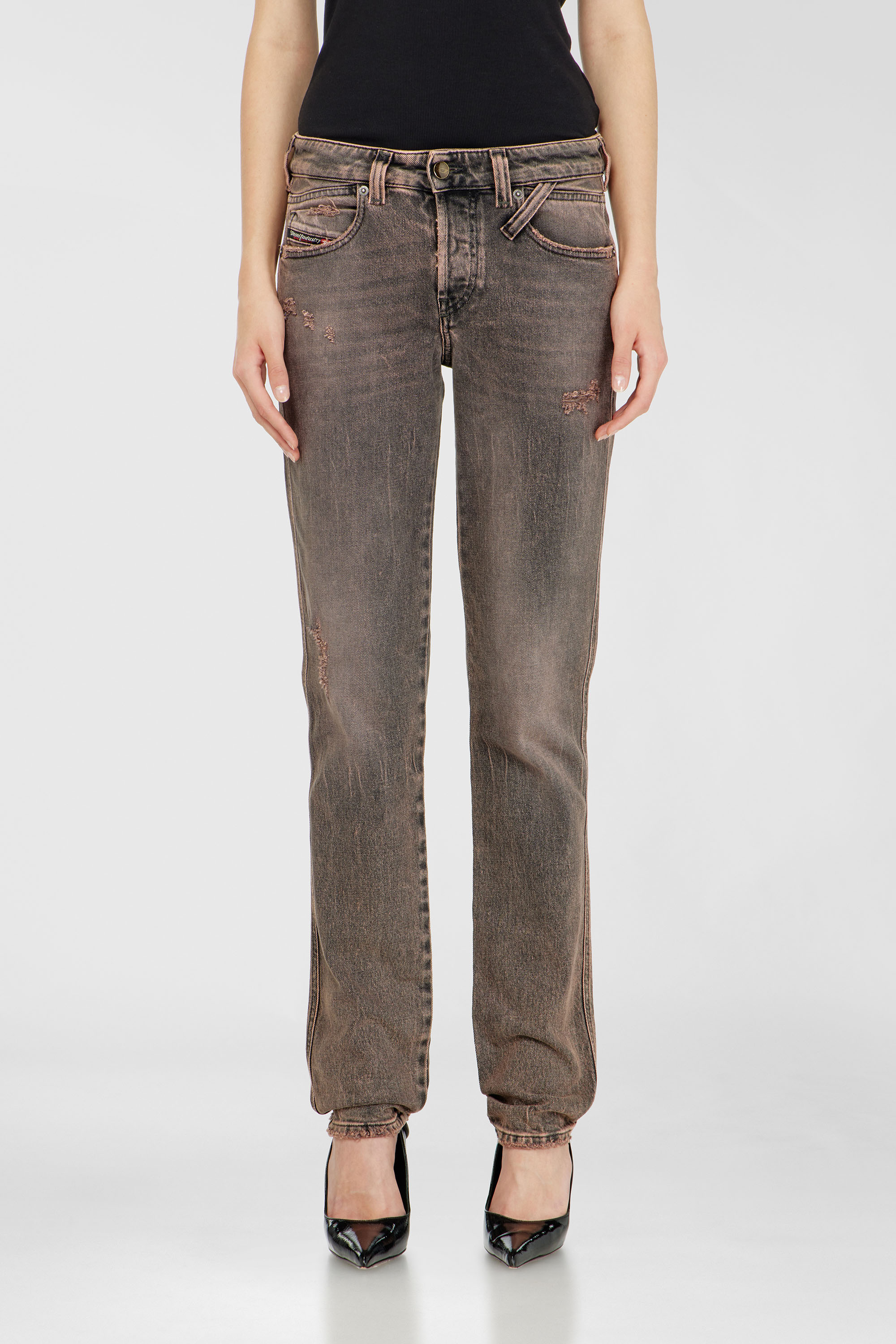 Diesel - Woman's Slim Jeans 1992 D-Jiann 09P45, Pink - 1