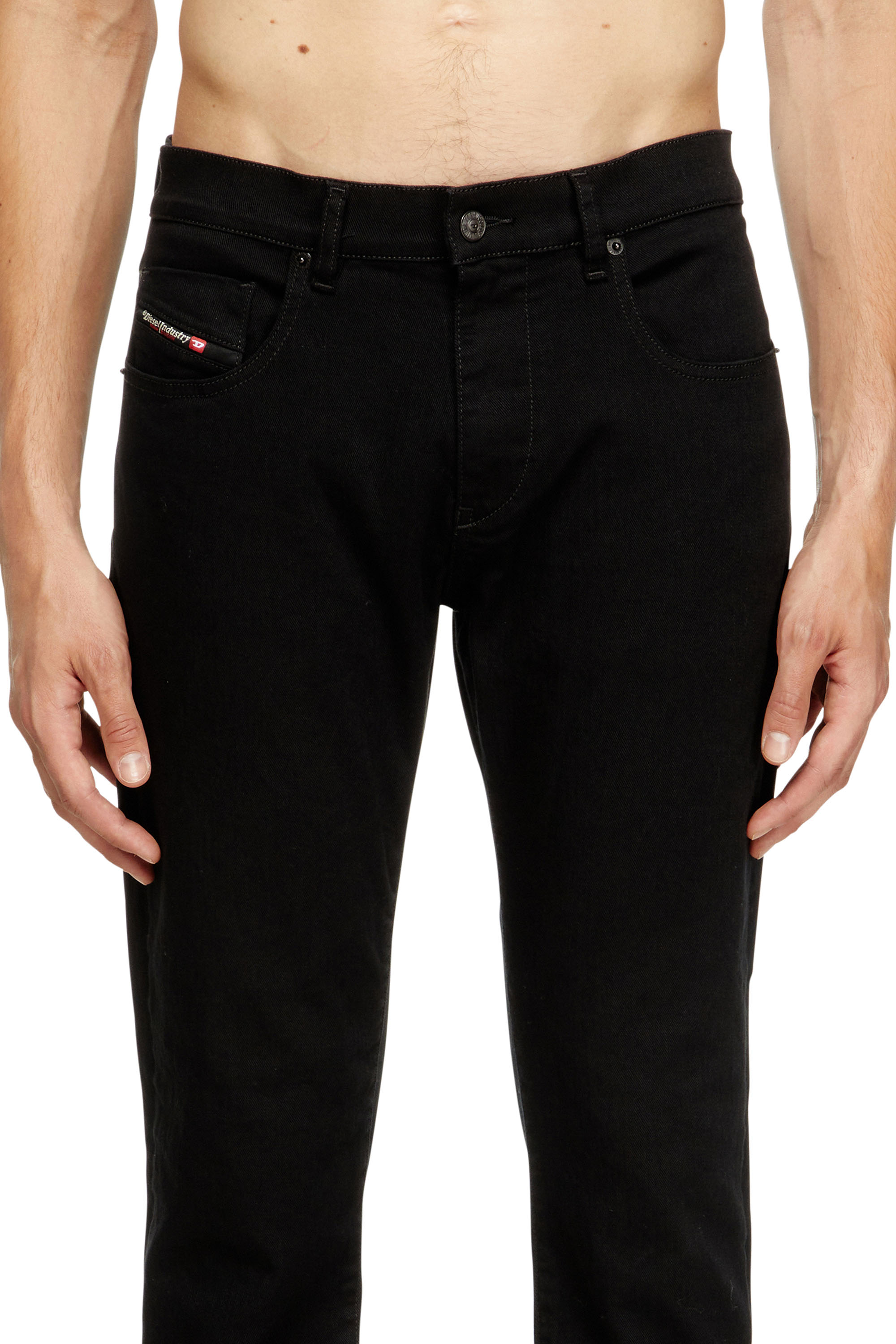 Slim Jeans 2019 D-Strukt 069YP, Black/Dark grey Diesel - Man's Slim Jeans 2019 D-Strukt 069YP, Black/Dark grey - 5
