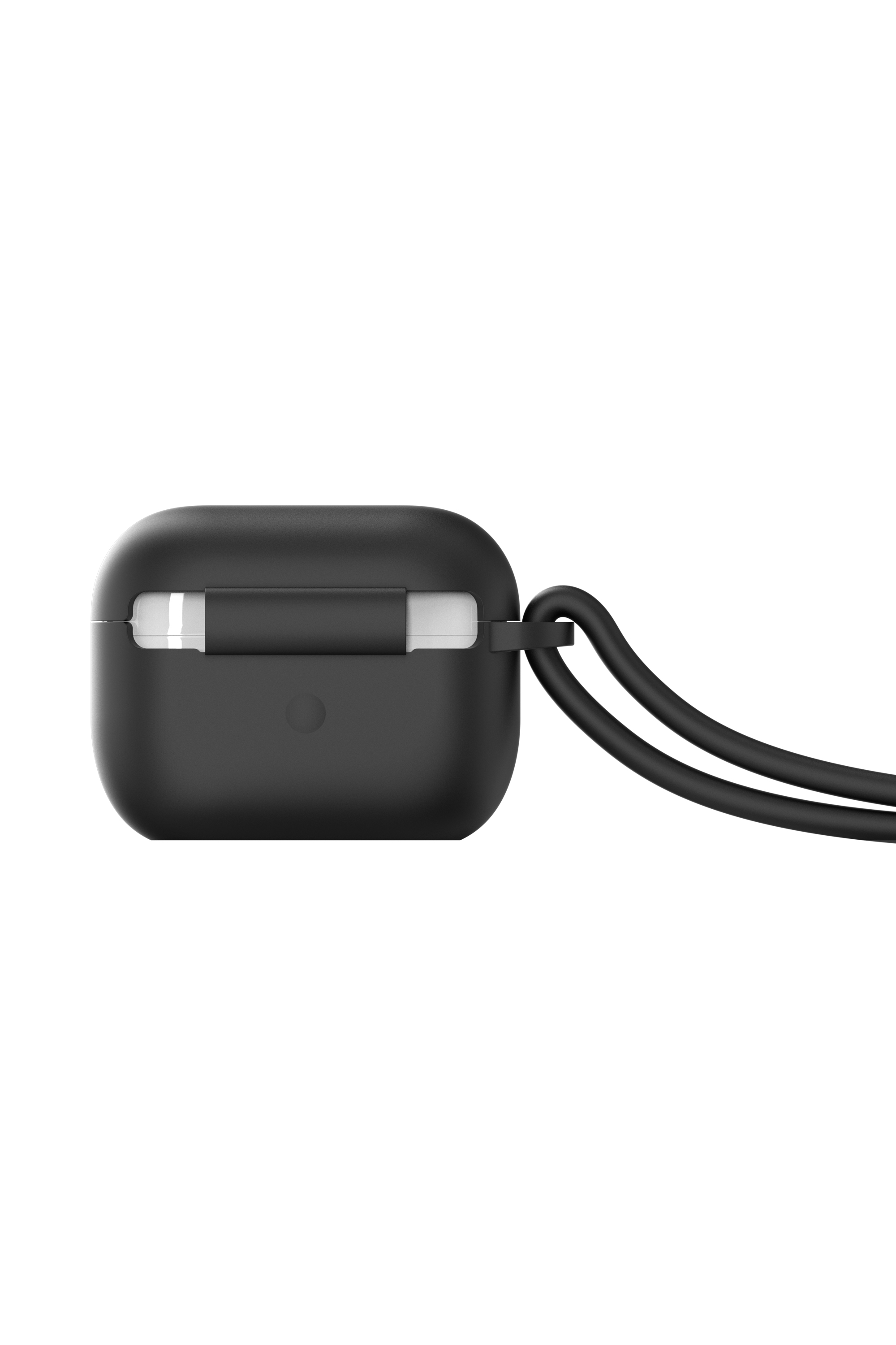 Diesel - 49863 AIRPOD CASE AIRPODS CASE, Unisex's Airpod case with lanyard for AirPods pro in Black - 2