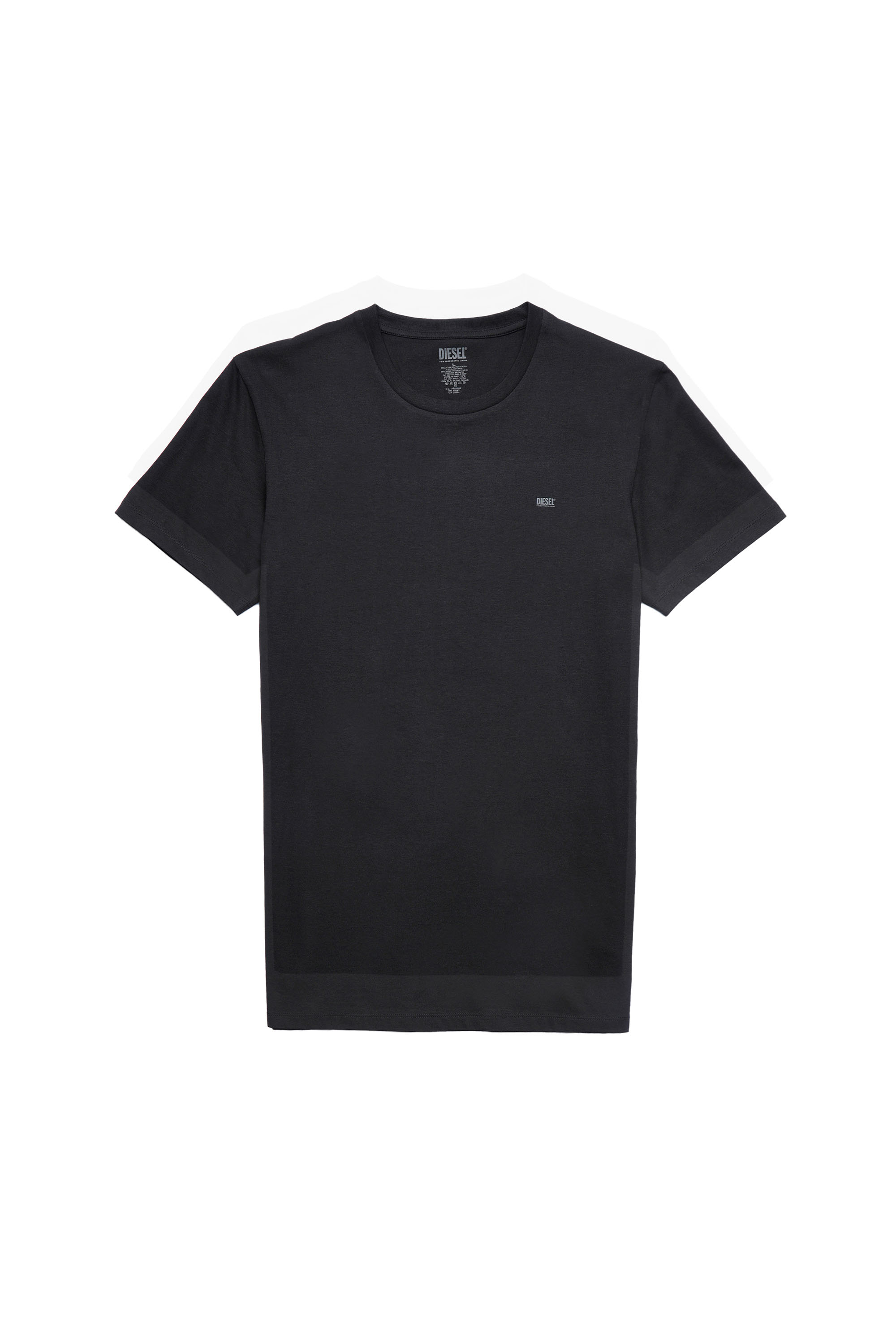 Diesel - UMTEE-RANDAL-TUBE-TWOPACK, Black/Grey - Image 2