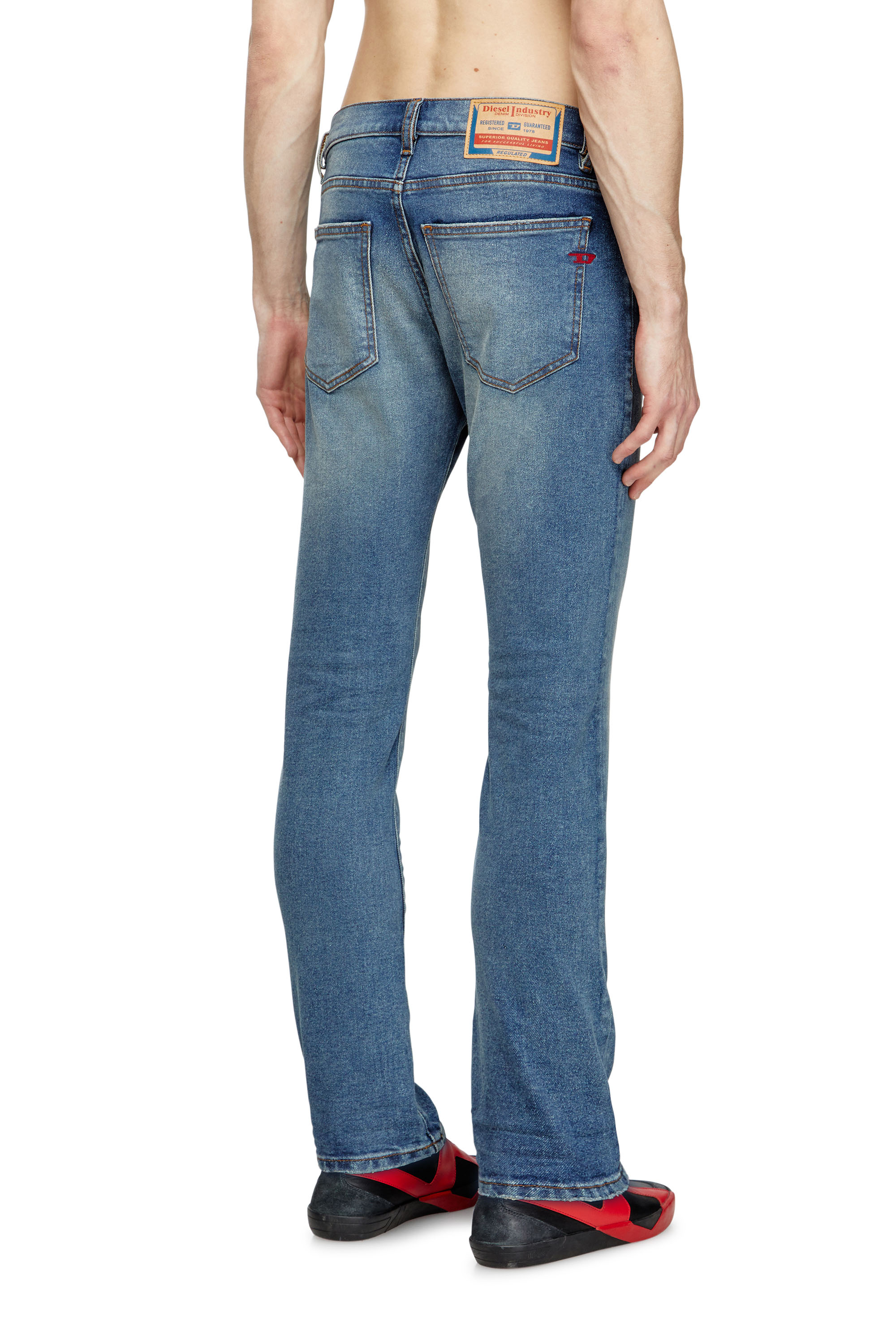 Slim Jeans 2019 D-Strukt 0DBEF, Medium blue Diesel - Man's Slim Jeans 2019 D-Strukt 0DBEF, Medium blue - 4