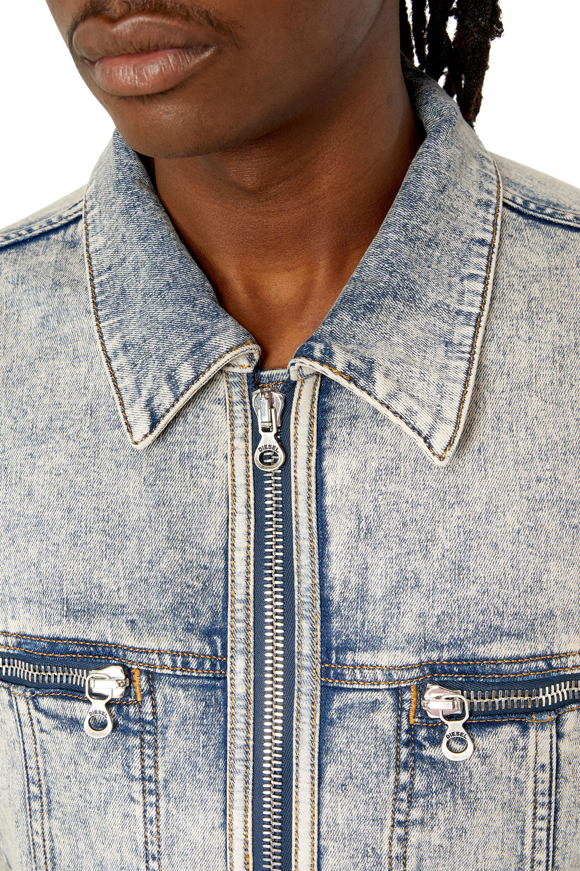 Diesel - D-BARCY-RE, Light Blue - Image 4