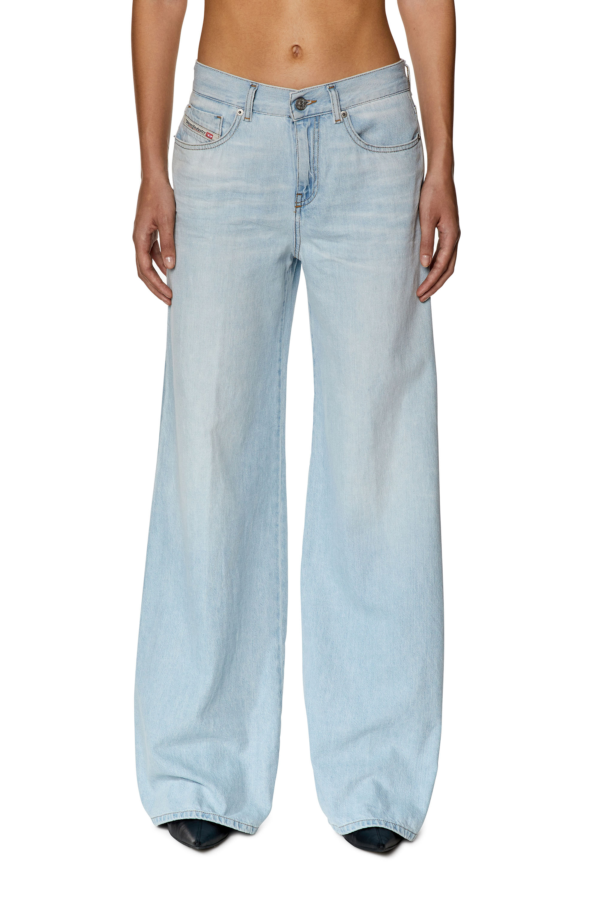 Diesel - Bootcut and Flare Jeans 1978 D-Akemi 068ES, Light Blue - Image 1