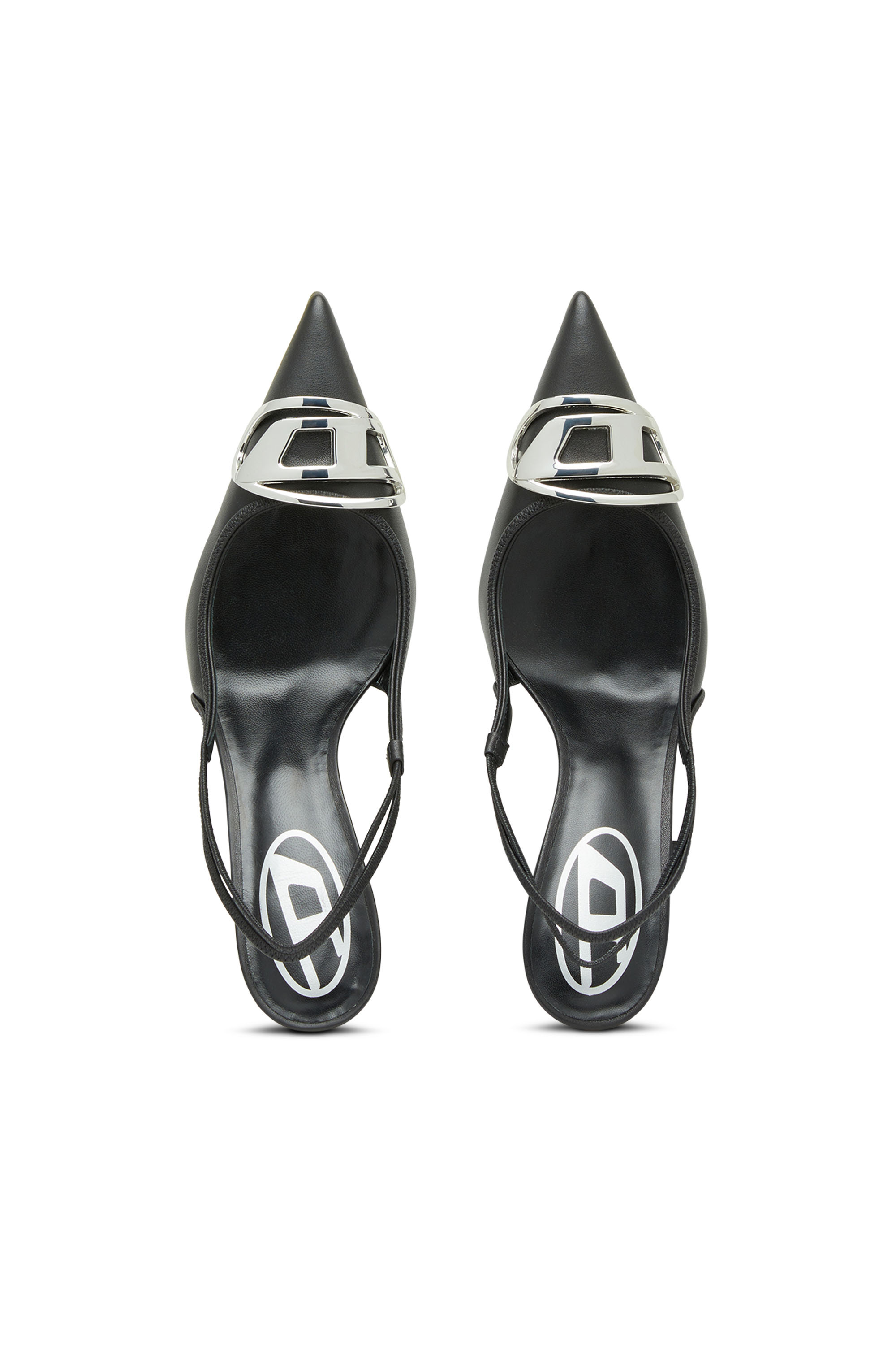 D-VENUS SB, Black Diesel - D-VENUS SB, Woman's D-Venus-Slingback pumps in nappa leather in Black - 5