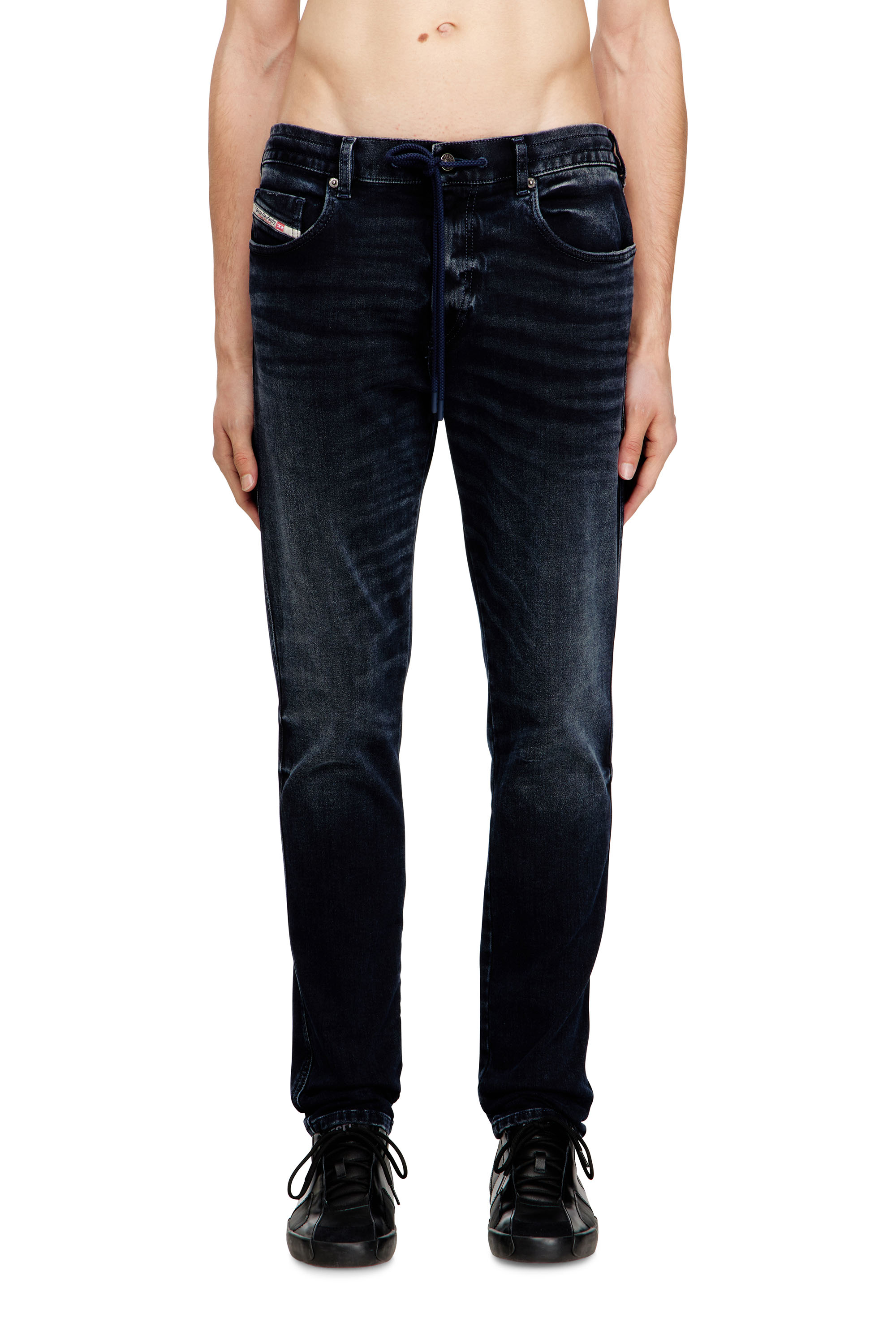 Diesel - Man's Slim 2062 D-Strukt Joggjeans&reg; 09N80, Dark Blue - 1