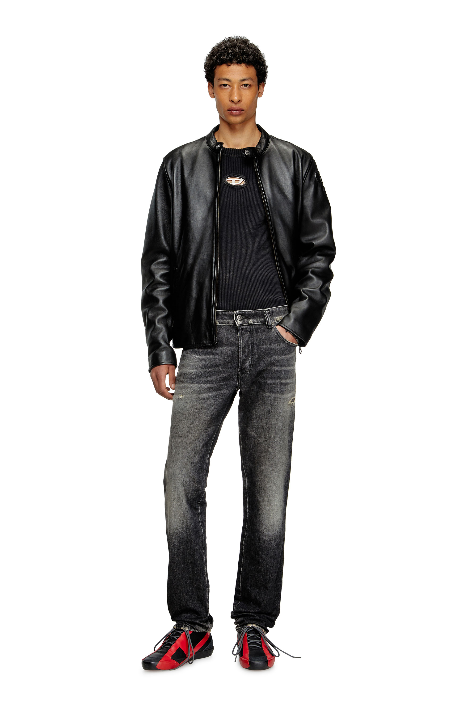 Slim Jeans 1993 D-Vyl 09M54, Black/Dark grey Diesel - Man's Slim Jeans 1993 D-Vyl 09M54, Black/Dark grey - 1