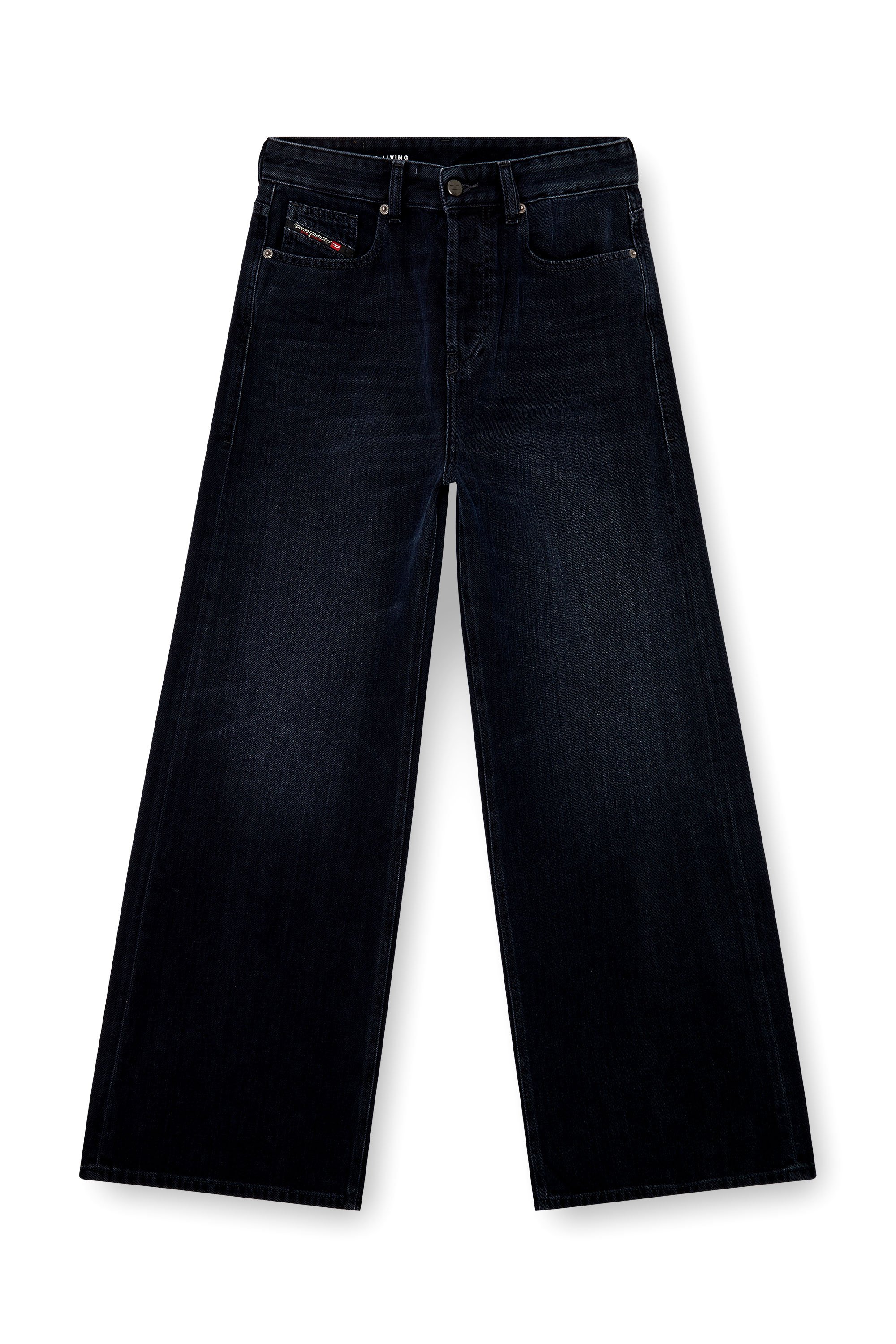 Diesel - Woman's Relaxed Jeans 1996 D-Sire 09L54, Dark Blue - 3