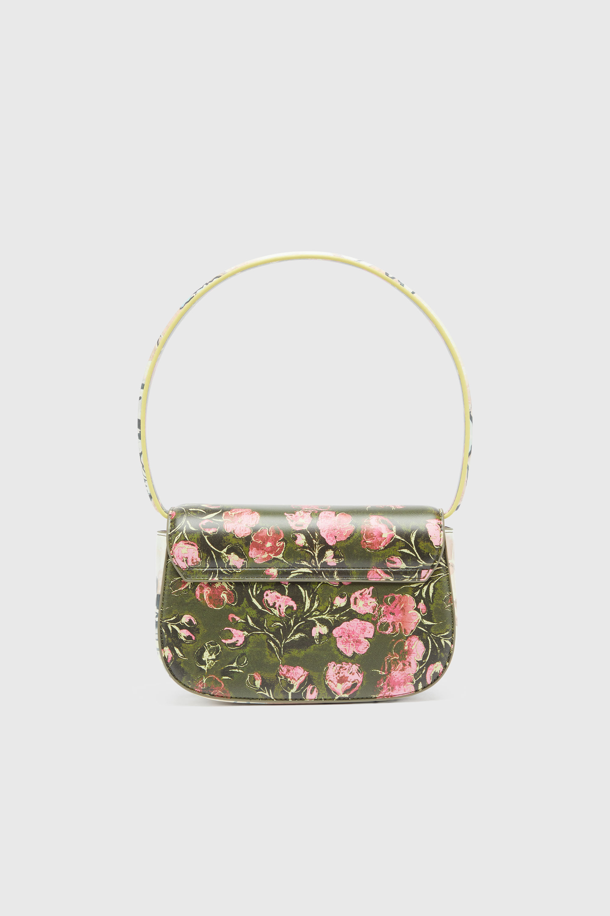 Diesel - 1DR, Woman's 1DR-Iconic shoulder bag with floral print in Multicolor - 2