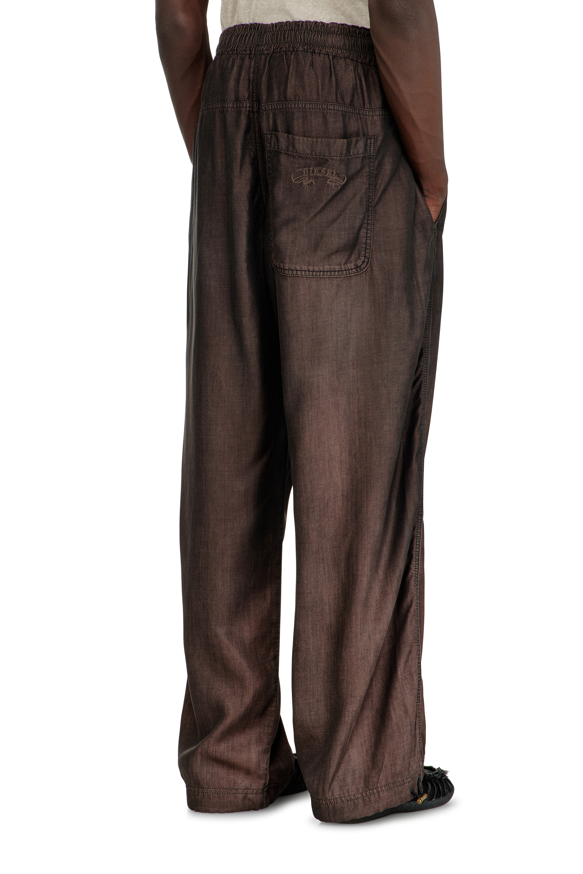 Diesel - Unisex's Relaxed Jeans D-Roder 068YF, Dark Brown - 3