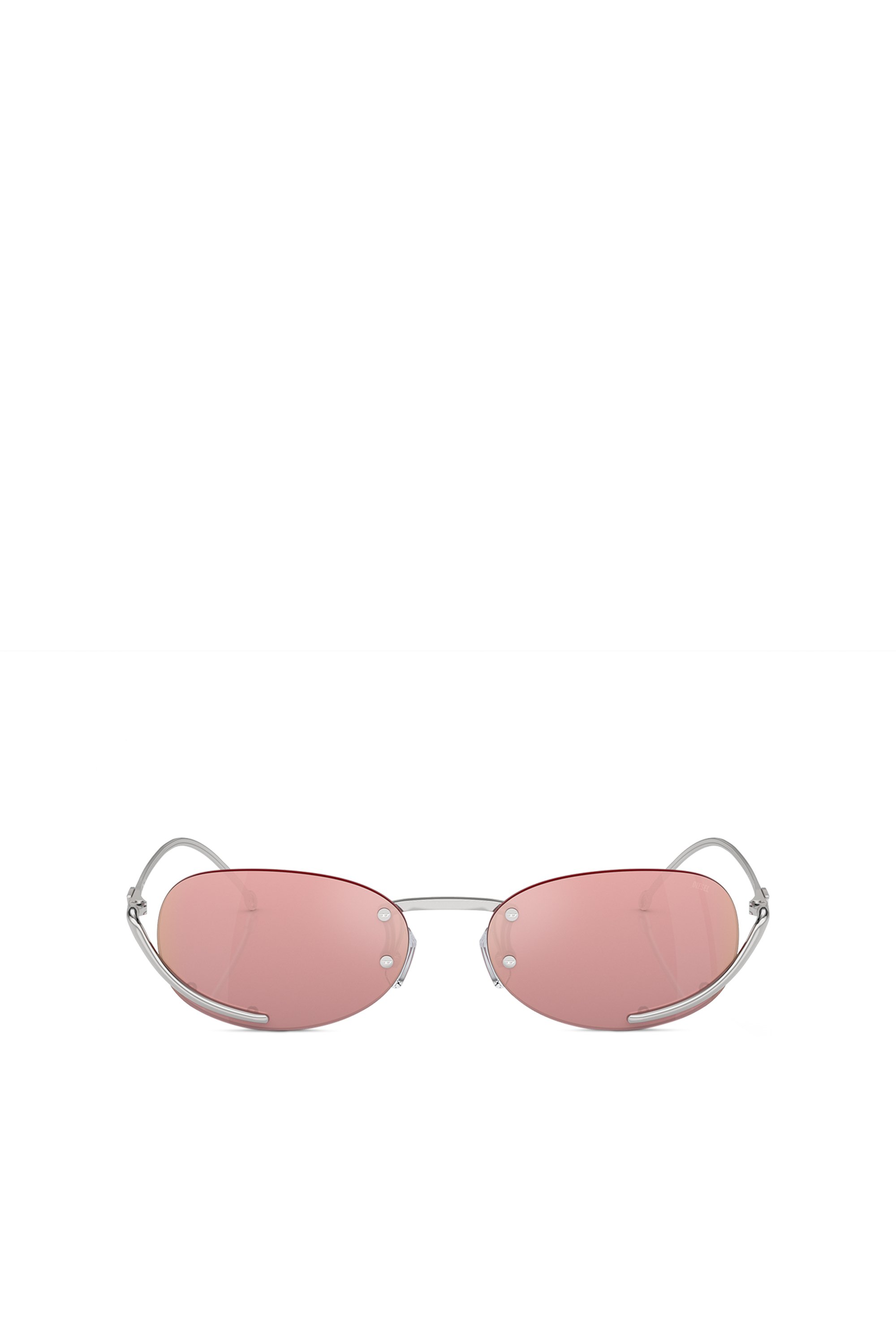 Diesel - 0DL1004, Unisex's Oval sunglasses in Pink - 1