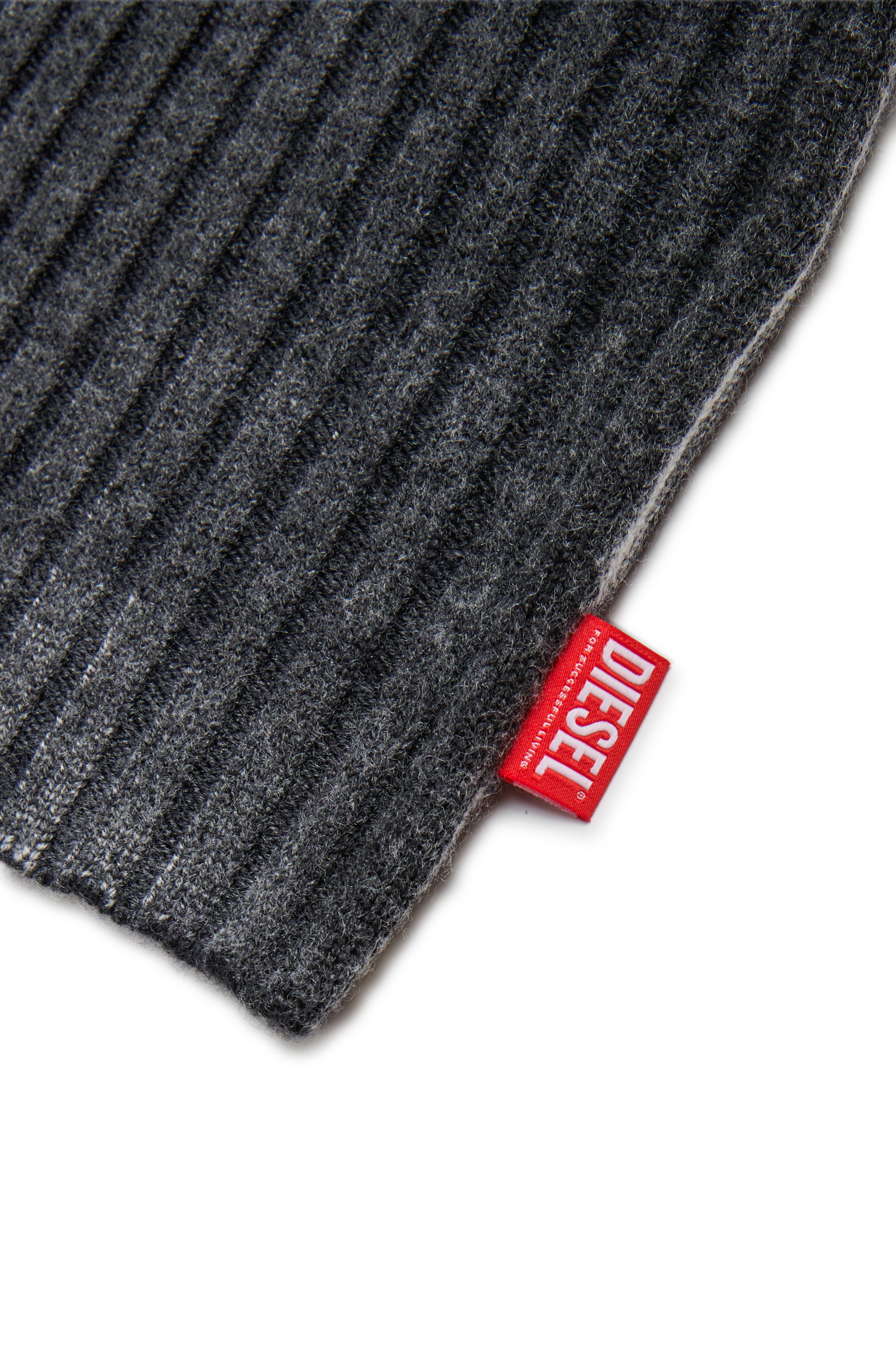 Diesel - GMASI, Woman's Wool skirt with central zipper in Black - 4