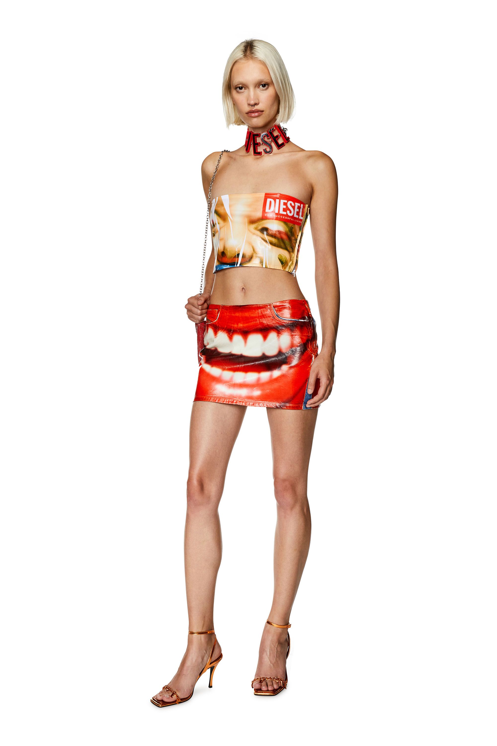 Diesel - T-HOLLOX, Beige - Image 2