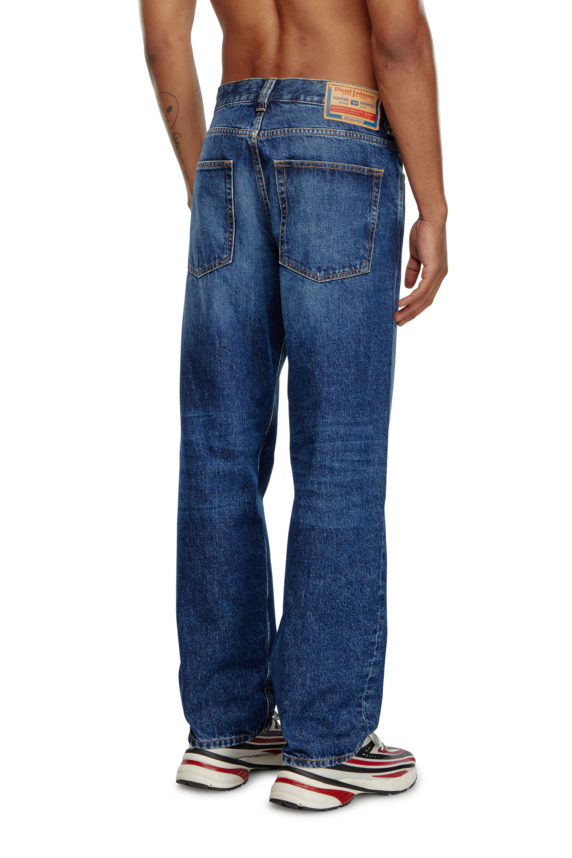 Diesel - Man's Straight Jeans 2010 D-Macs 09I27, Dark Blue - 3