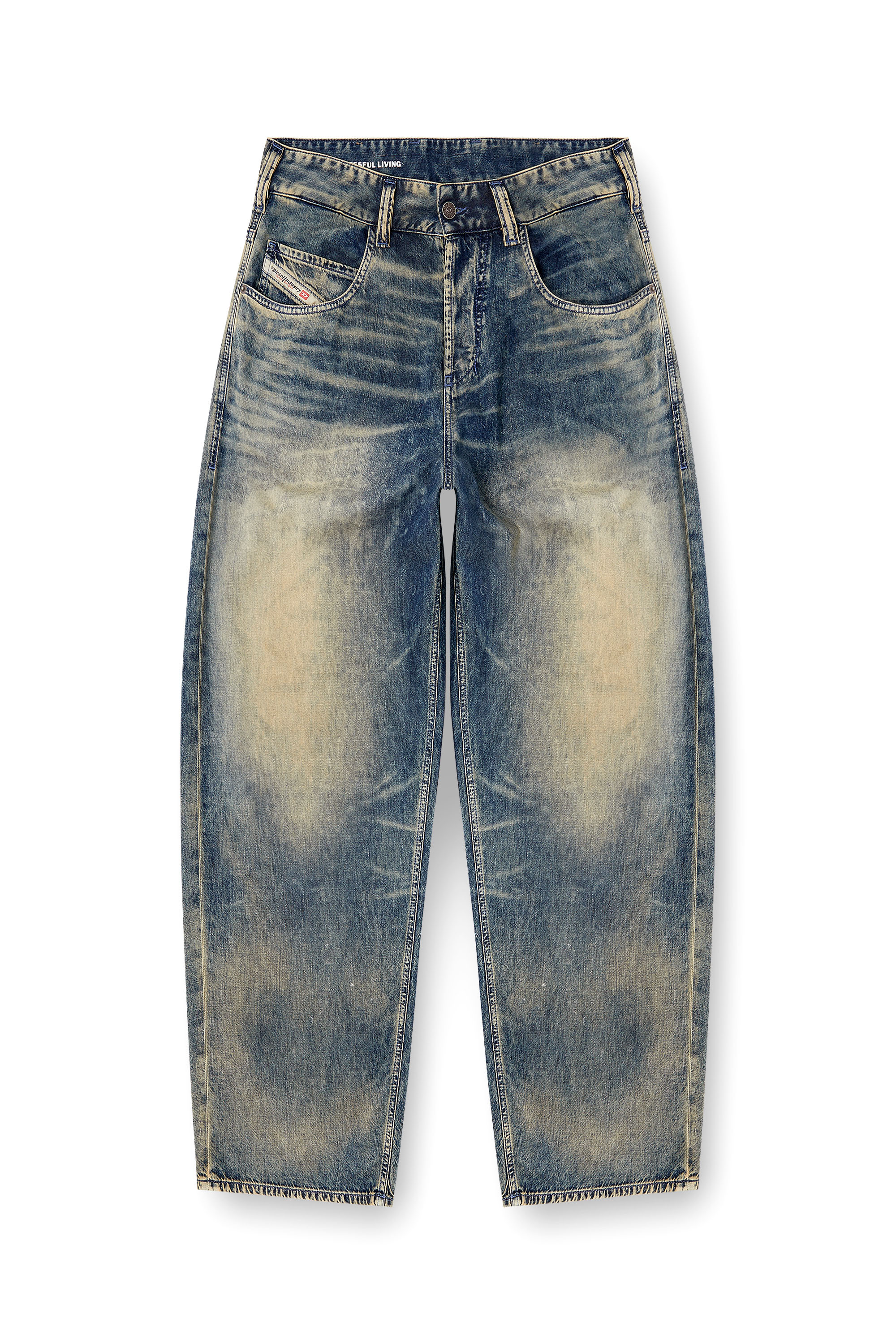 Diesel - Man's Relaxed Jeans 1997 D-Enim-M 0CEBB, Medium blue - 2