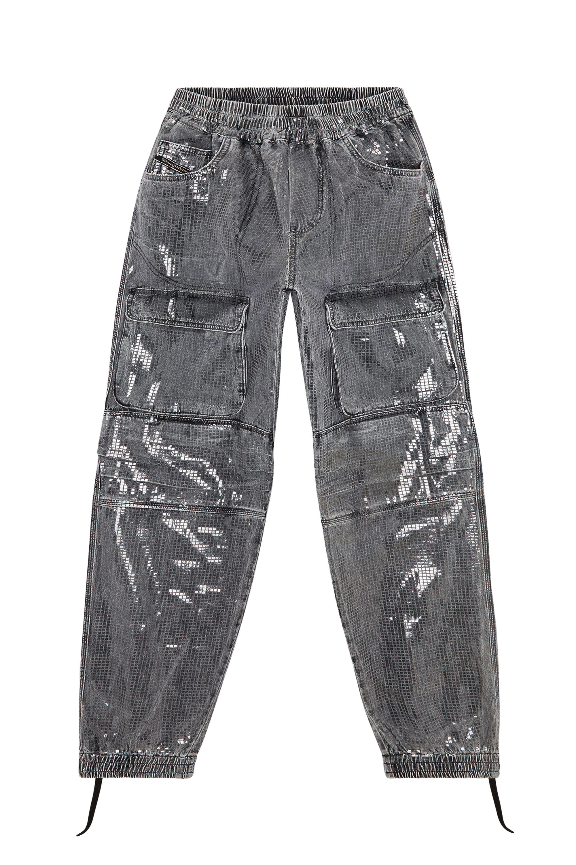 Diesel - Straight Jeans D-Mirt 0PGAC, Black/Dark grey - Image 5
