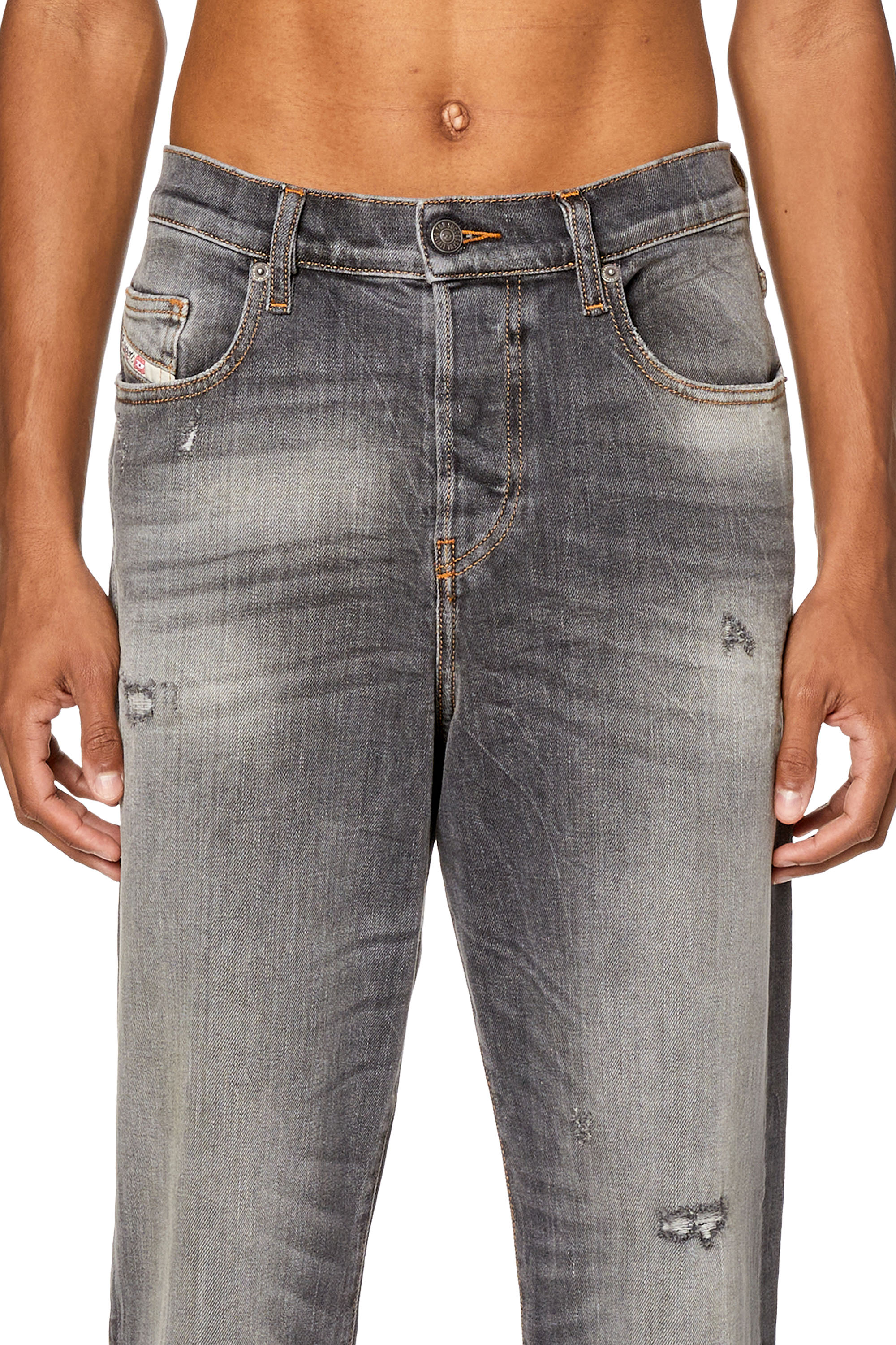 Diesel - Straight Jeans 2020 D-Viker 09G21, Black/Dark grey - Image 3