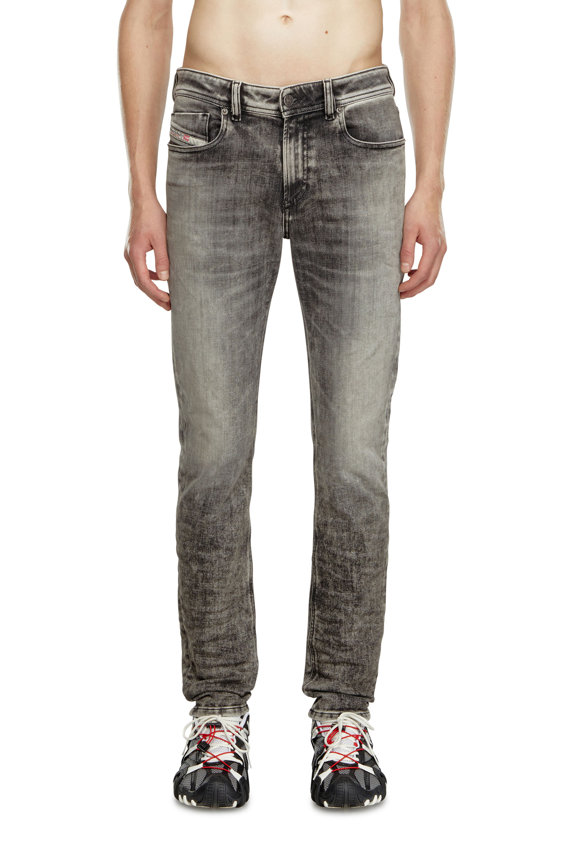 Diesel - Man's Skinny Jeans 1979 Sleenker 09J28, Grey - 2