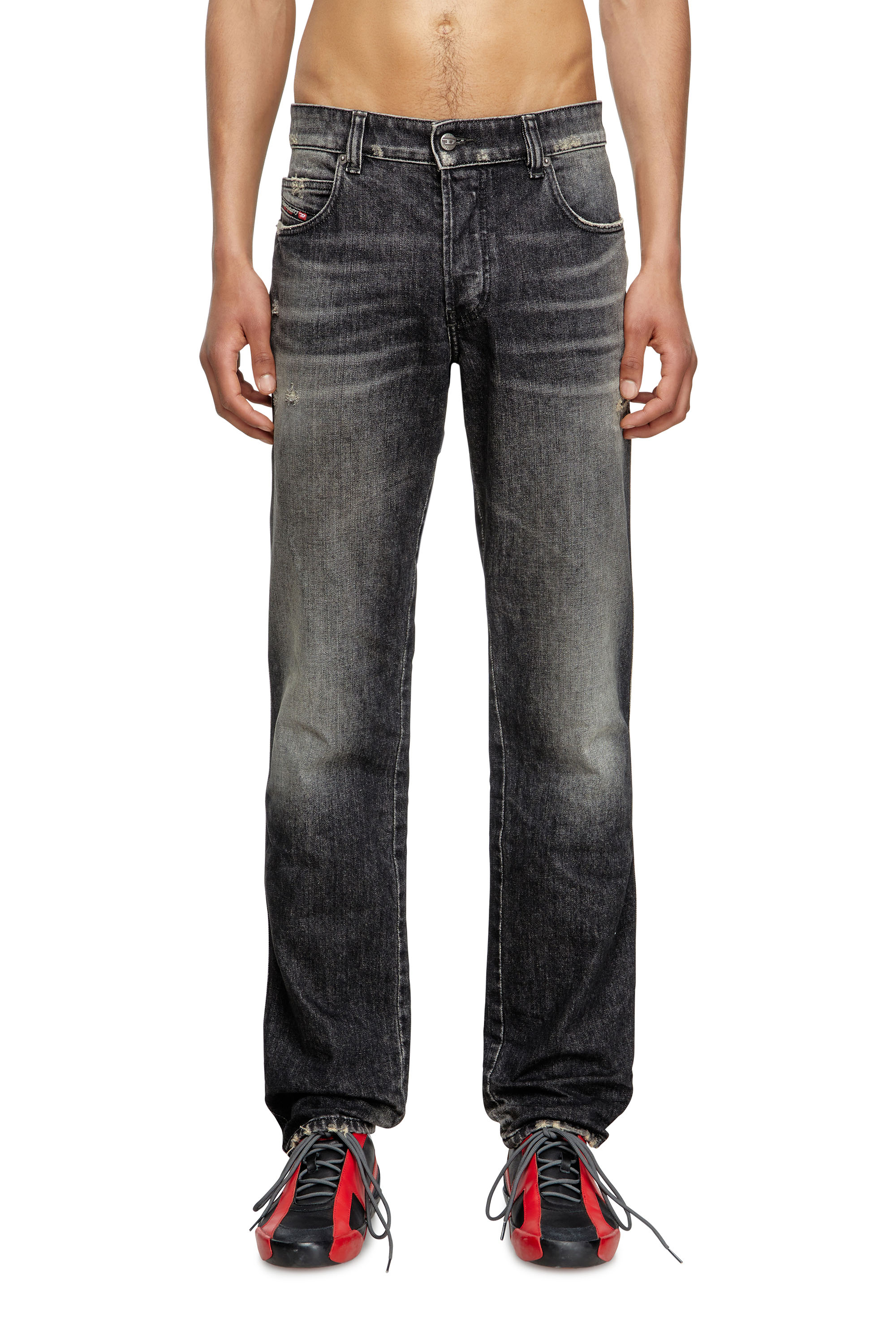Slim Jeans 1993 D-Vyl 09M54, Black/Dark grey Diesel - Man's Slim Jeans 1993 D-Vyl 09M54, Black/Dark grey - 3