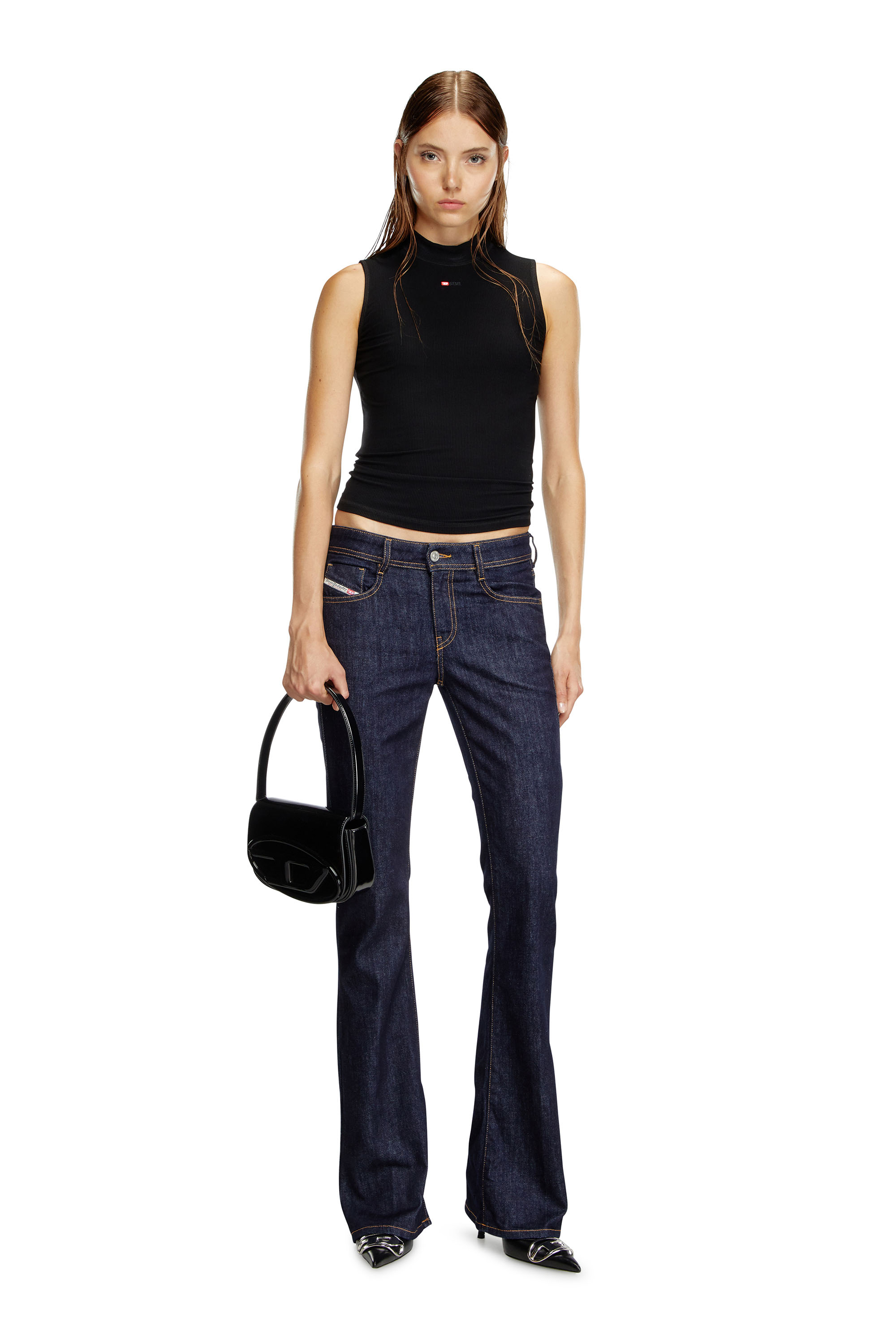 Diesel - Woman Bootcut and Flare Jeans 1969 D-Ebbey Z9B89, Dark Blue - Image 4