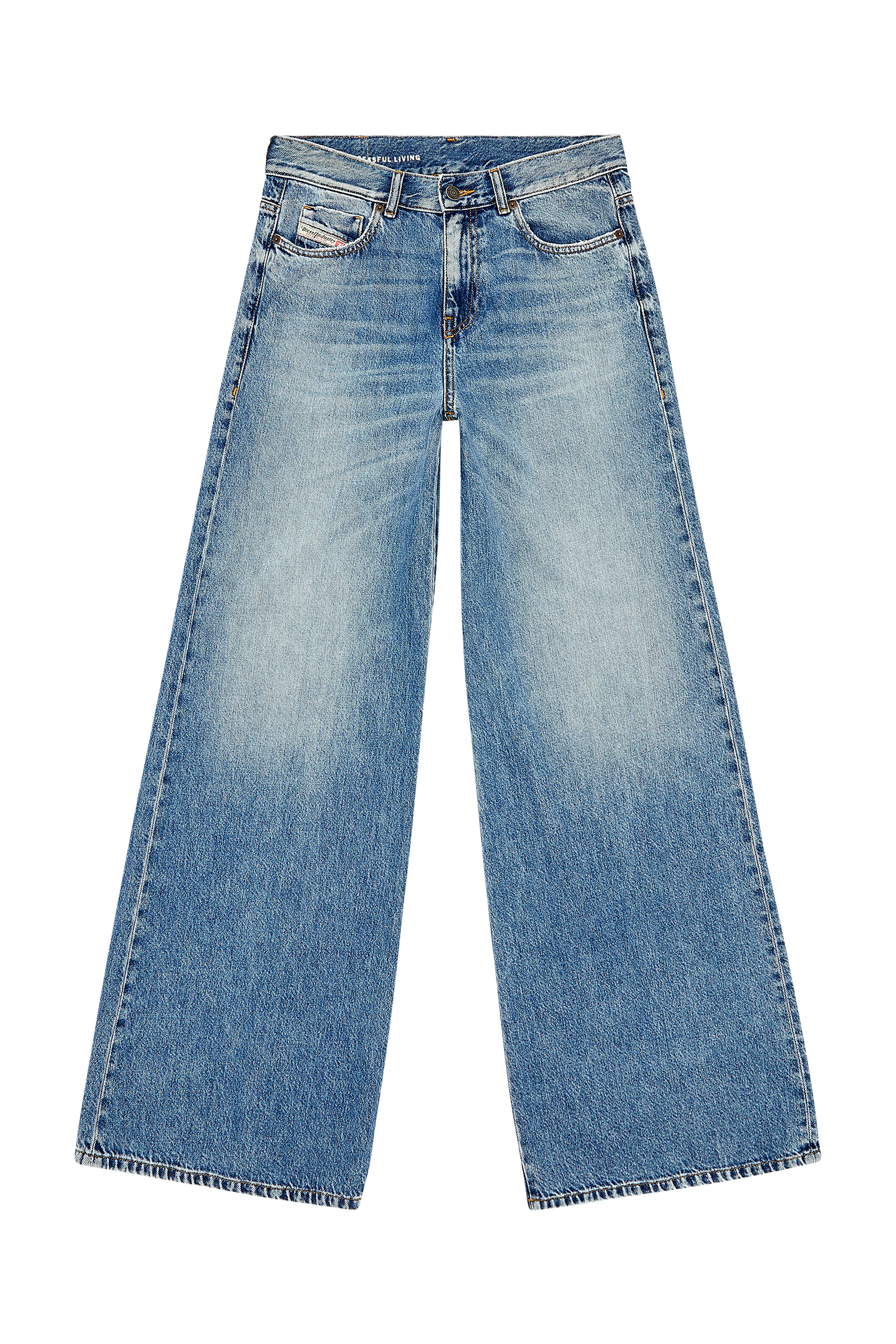 Diesel - Woman's Flare Jeans 1978 D-Akemi 09H95, Medium blue - 2