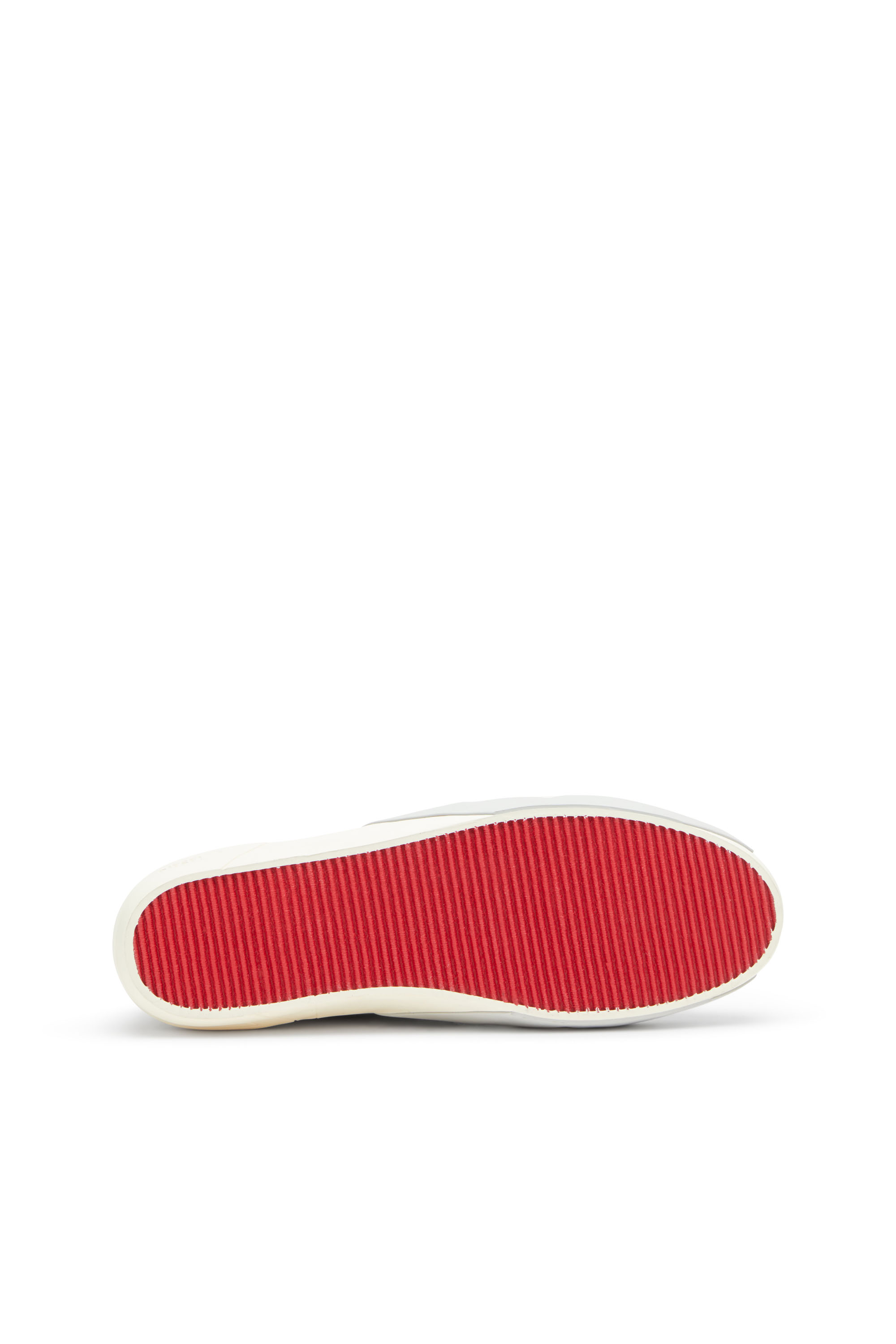 Diesel - S-SLANTE-D LOW, Man's S-Slante-D-Sneakers in suede and leather with D logo in White/Grey - 4