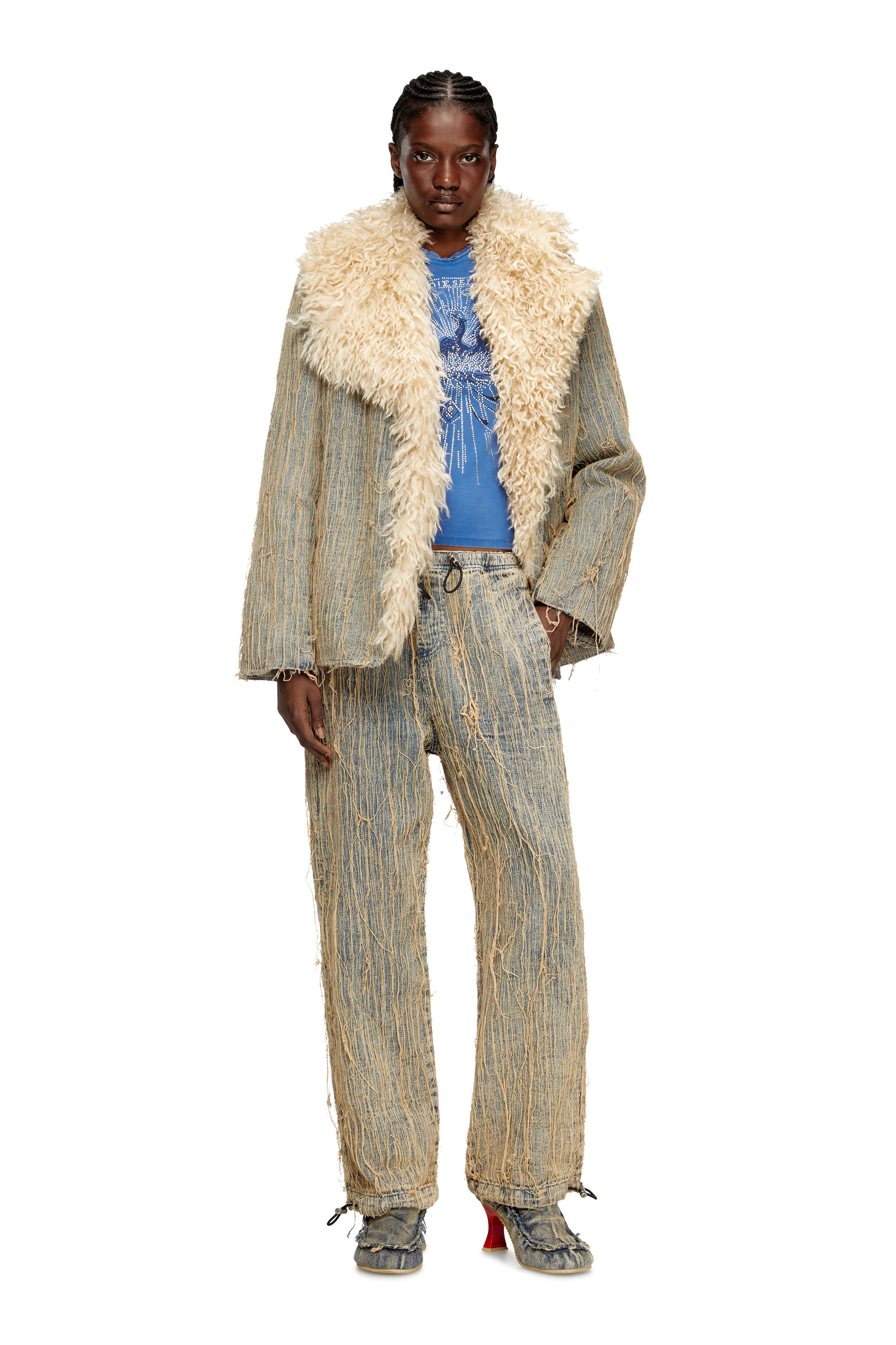 Diesel - Unisex's Relaxed Jeans D-Martial 0CMBZ, Medium blue - 7