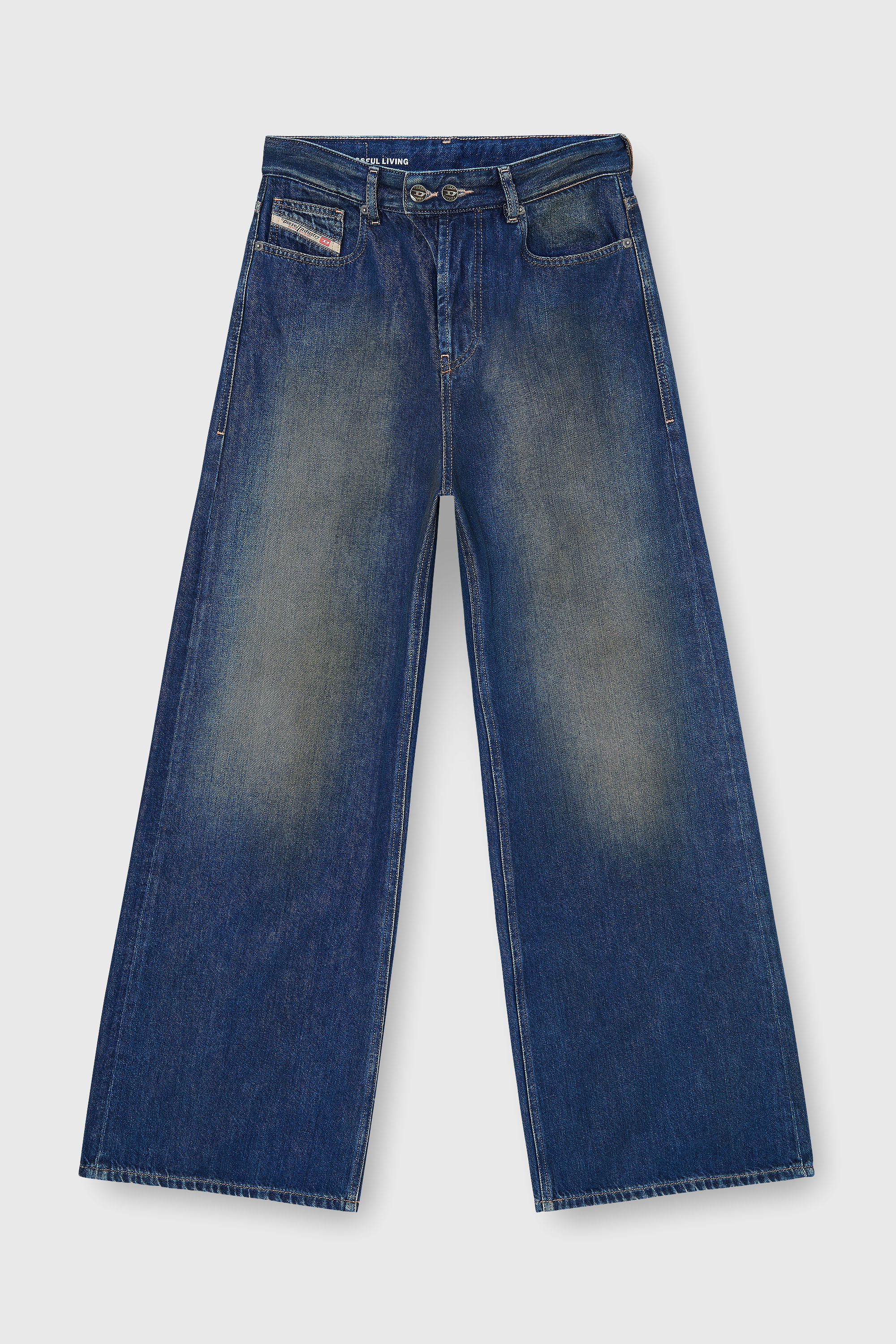 Diesel - Woman's Relaxed Jeans 1996 D-Sire 09P47, Dark Blue - 6