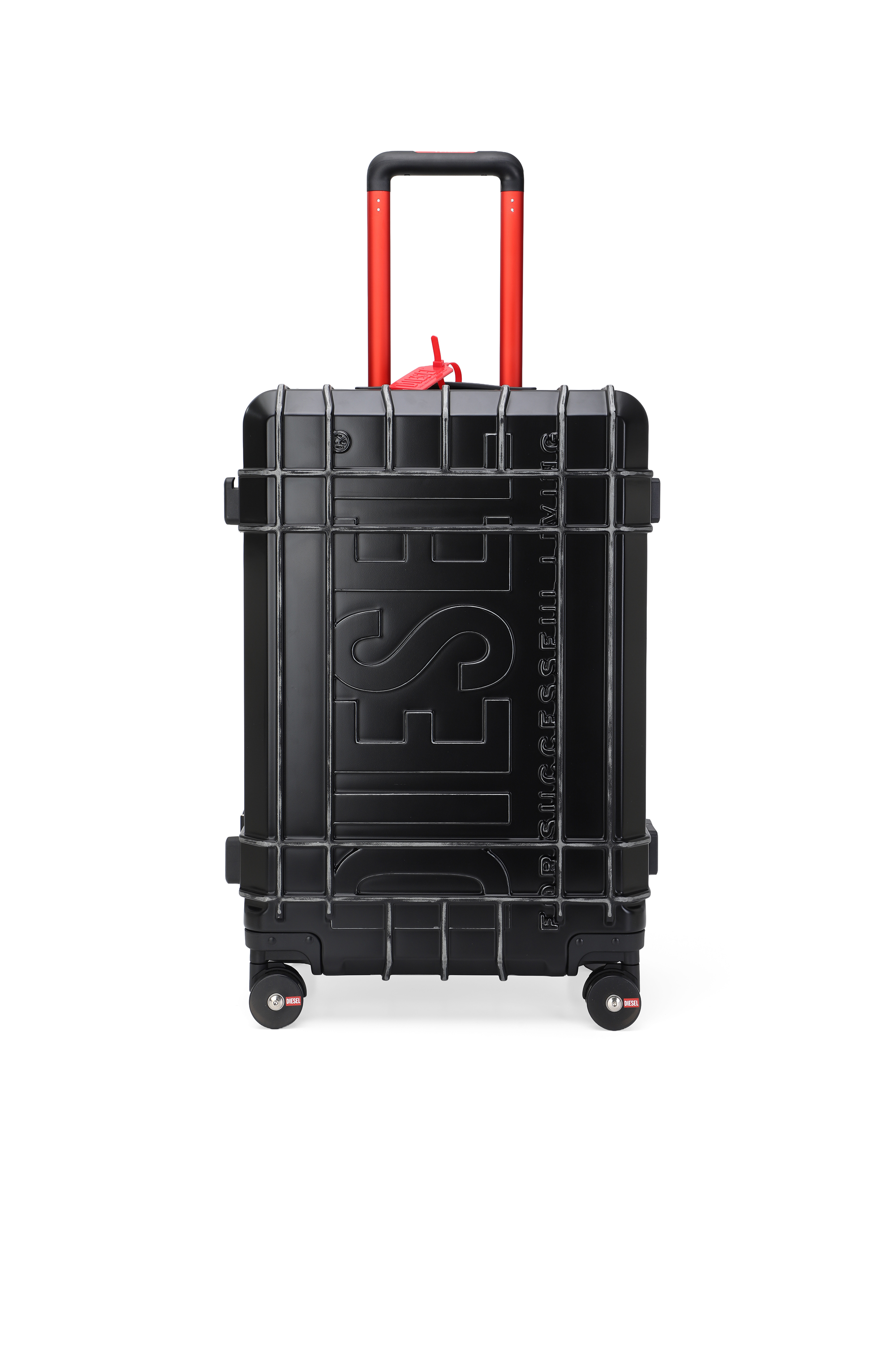 Diesel - DIESEL PC STRONG IMAGE TROLLEY- DSL003, Unisex's Rugged suitcase size M in Black - 1