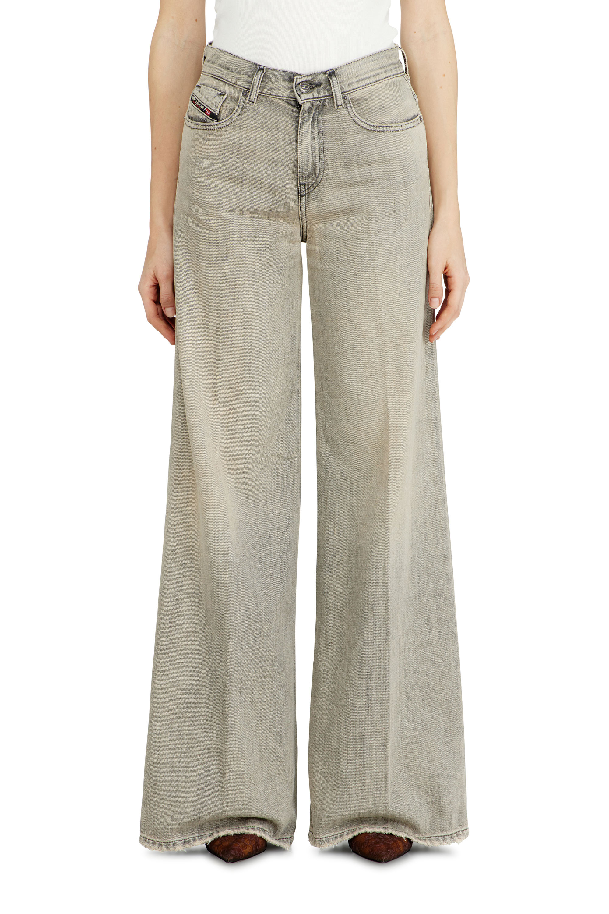 Diesel - Woman's Flare Jeans 1978 D-Akemi 068RU, Grey - 2