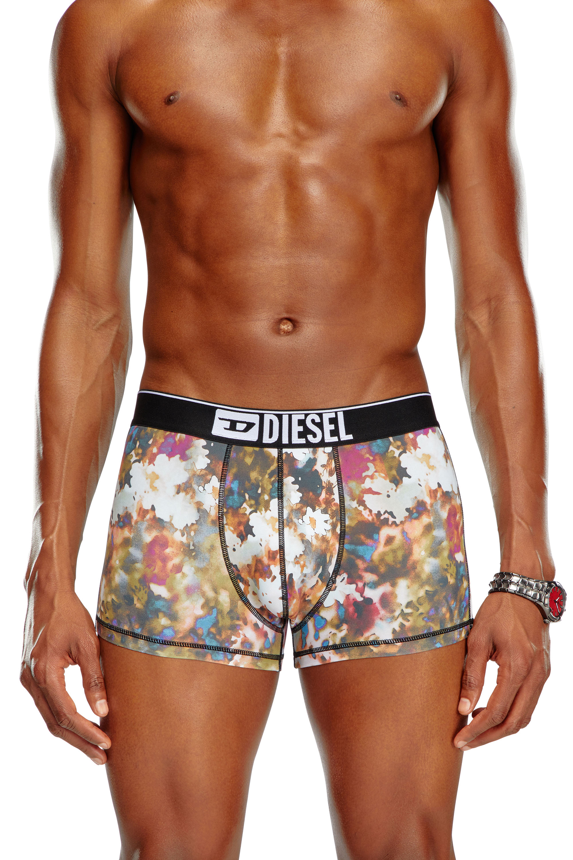 Diesel - UMBX-DAMIEN, Man's Boxer briefs with abstract print in Multicolor - 2