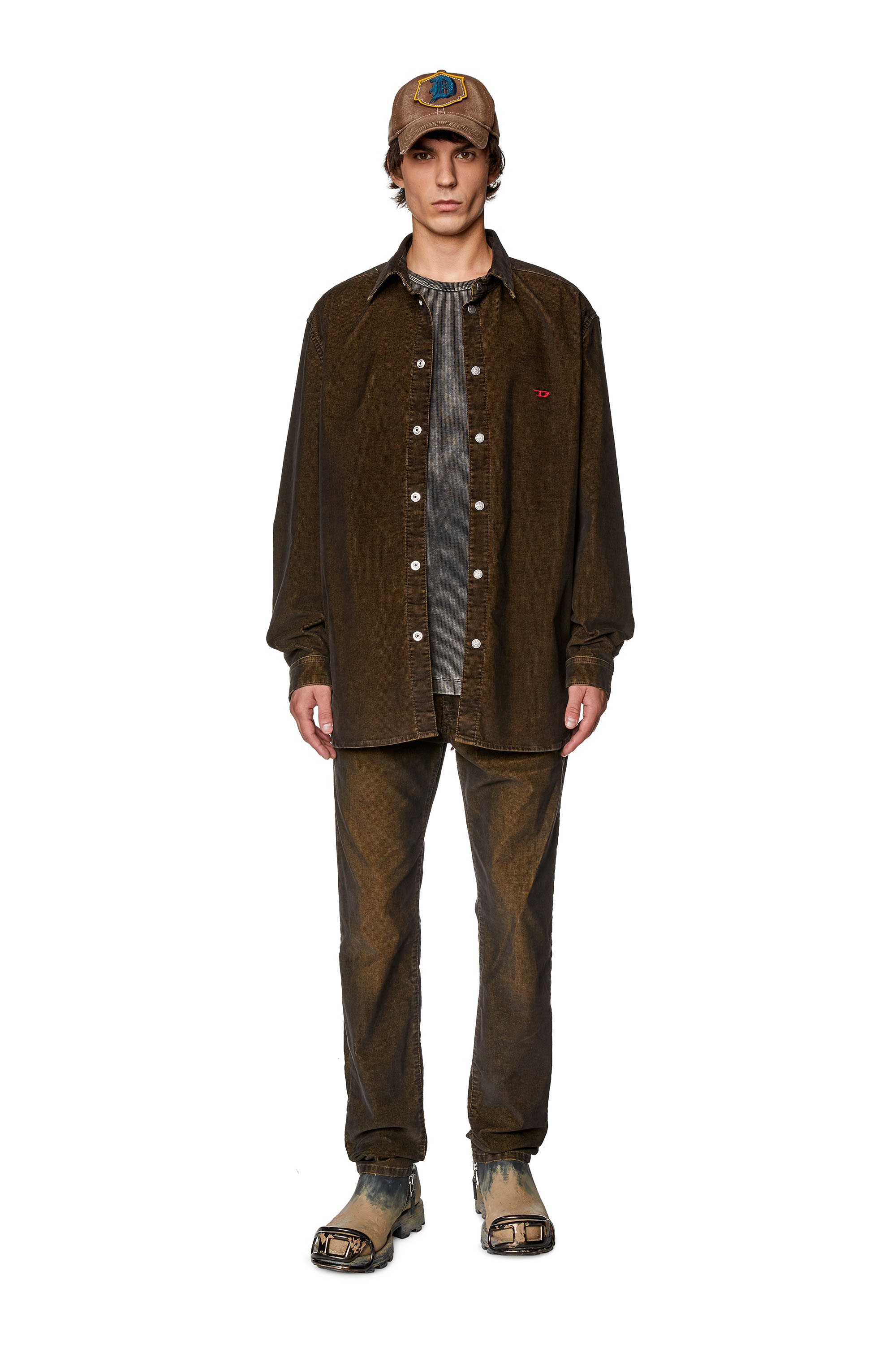 Diesel - Slim Jeans 2019 D-Strukt 003GJ, Brown - Image 4
