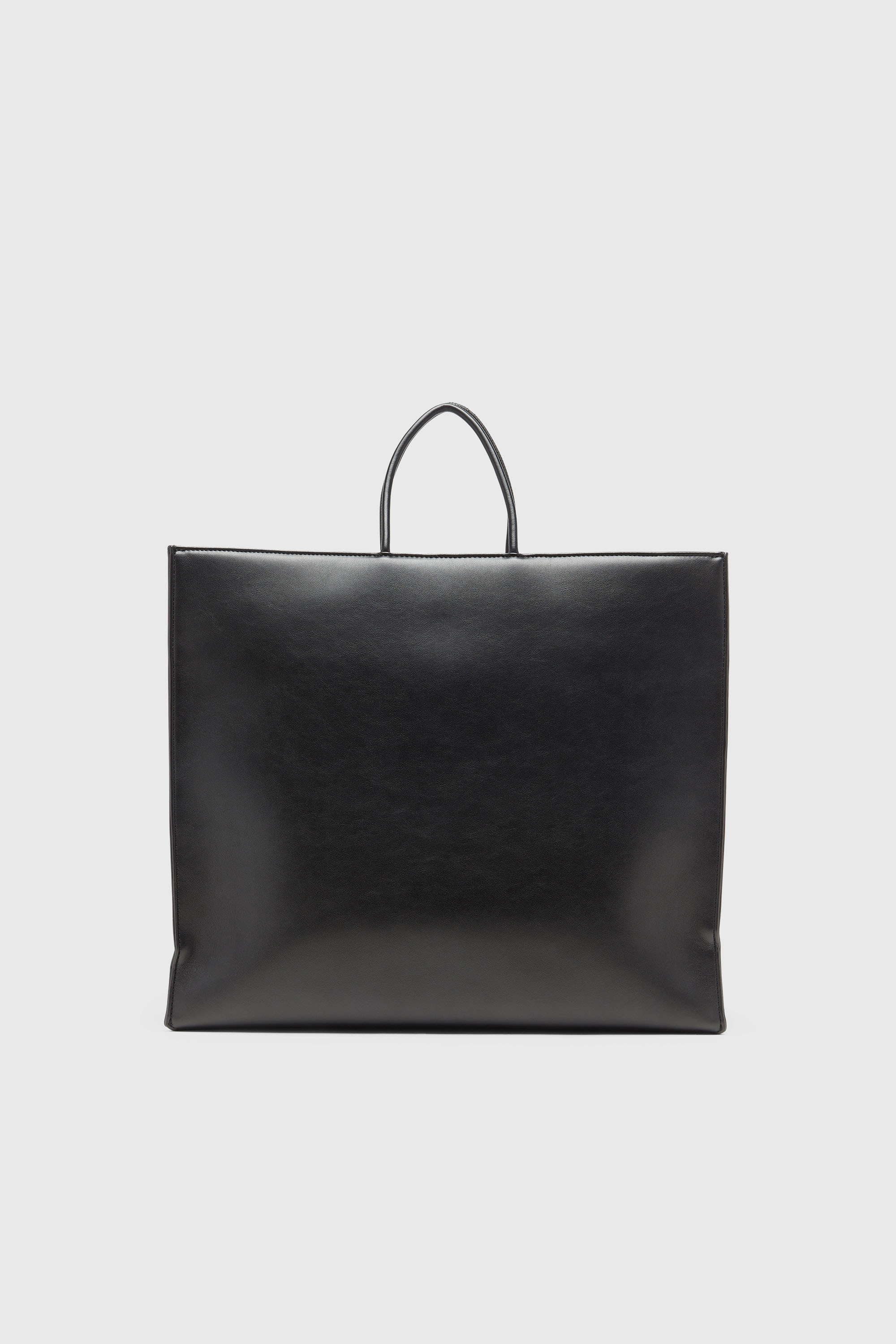 Diesel - DSL 3D SHOPPER EW X, Unisex's Dsl 3D - Shopping bag with embossed logo in Black - 2
