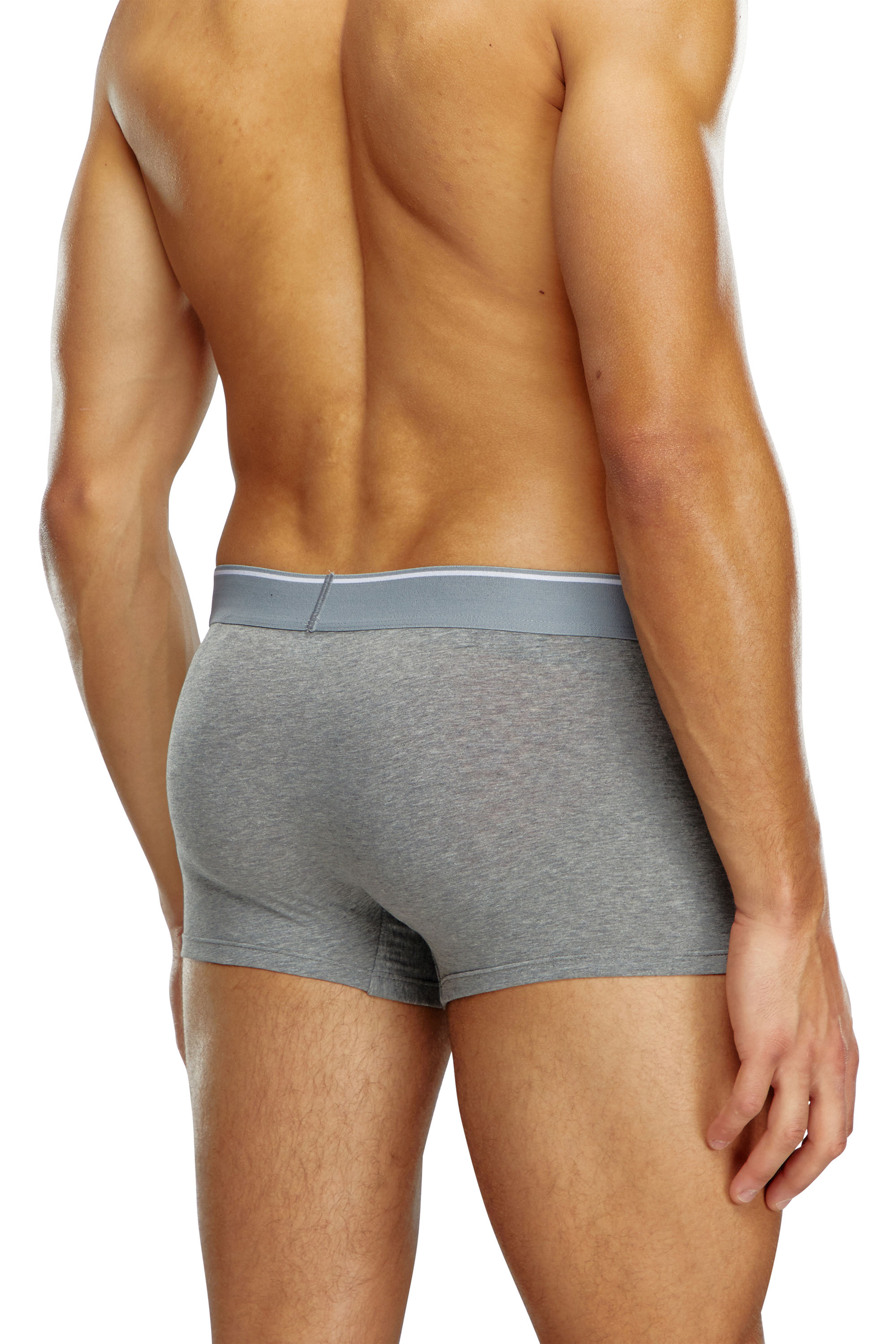 Diesel - UMBX-DAMIENTHREEPACK, Man's Three-pack of plain boxer in White/Grey - 4