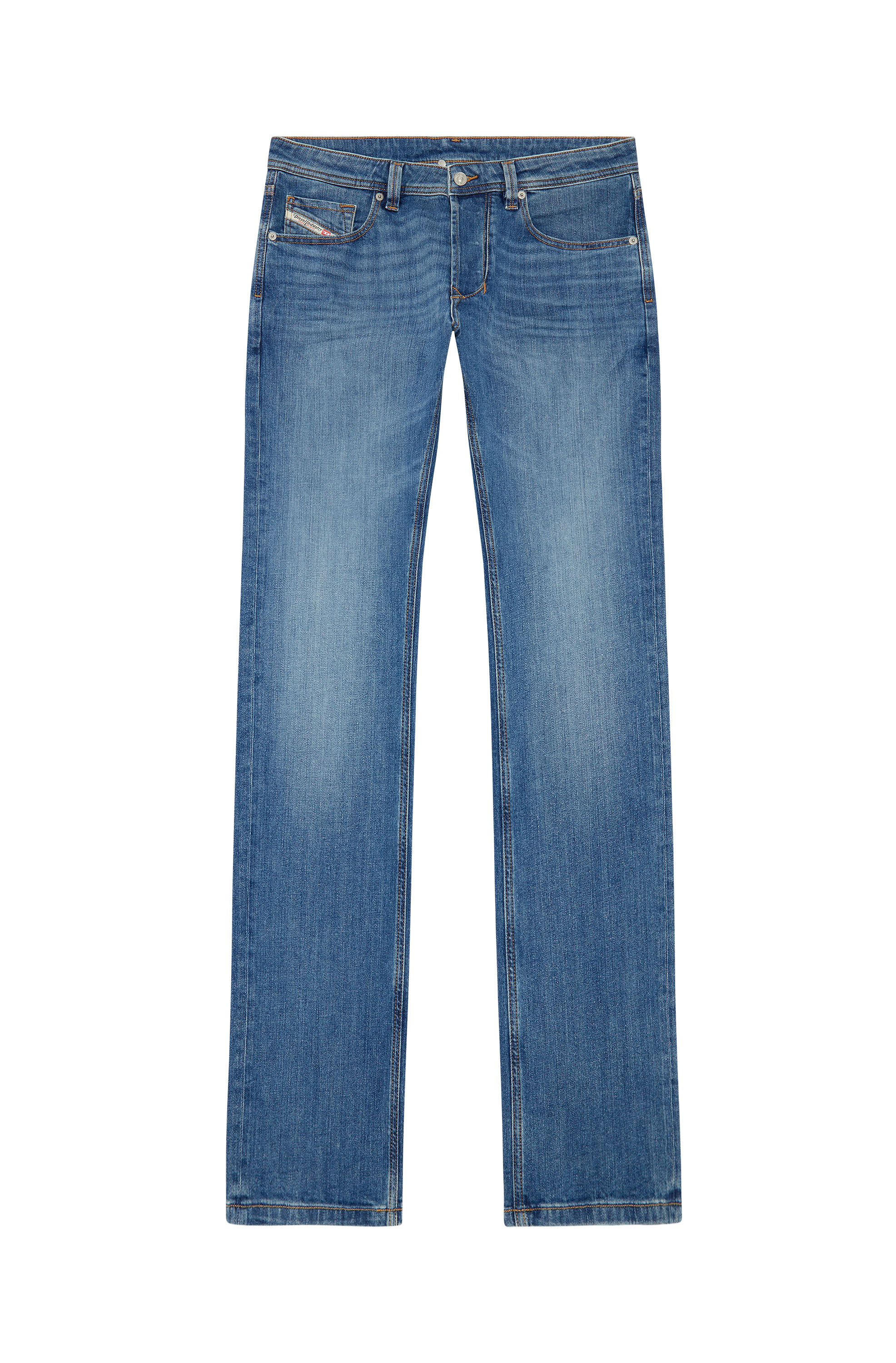 Diesel - Man's Straight Jeans 1985 Larkee 0KIAL, Light Blue - 2