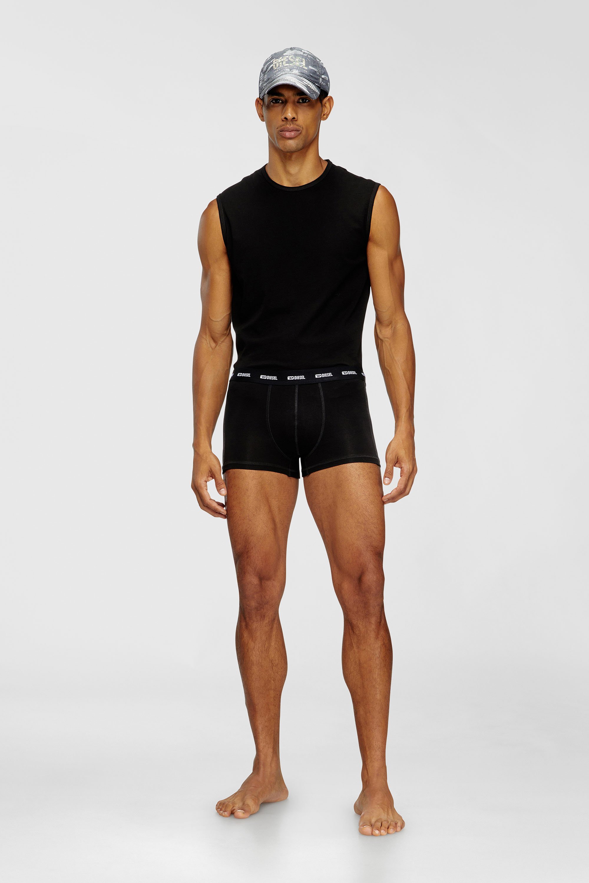 Diesel - TOM-UTLT-2PACK, Man's 2-pack tank top in Black - 1