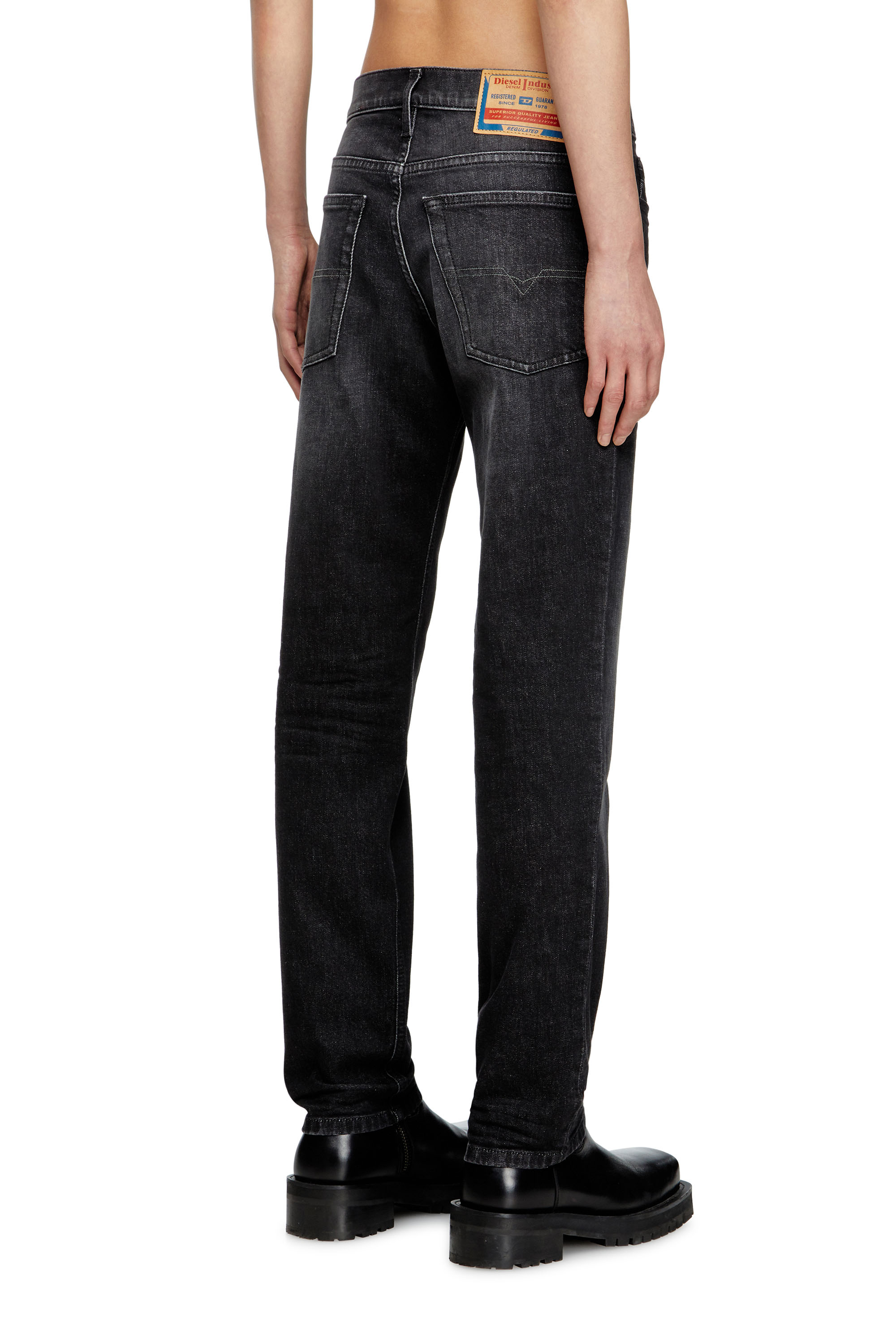 Diesel - Man's Regular Jeans 2023 D-Finitive 0DBDT, Black/Dark grey - 2