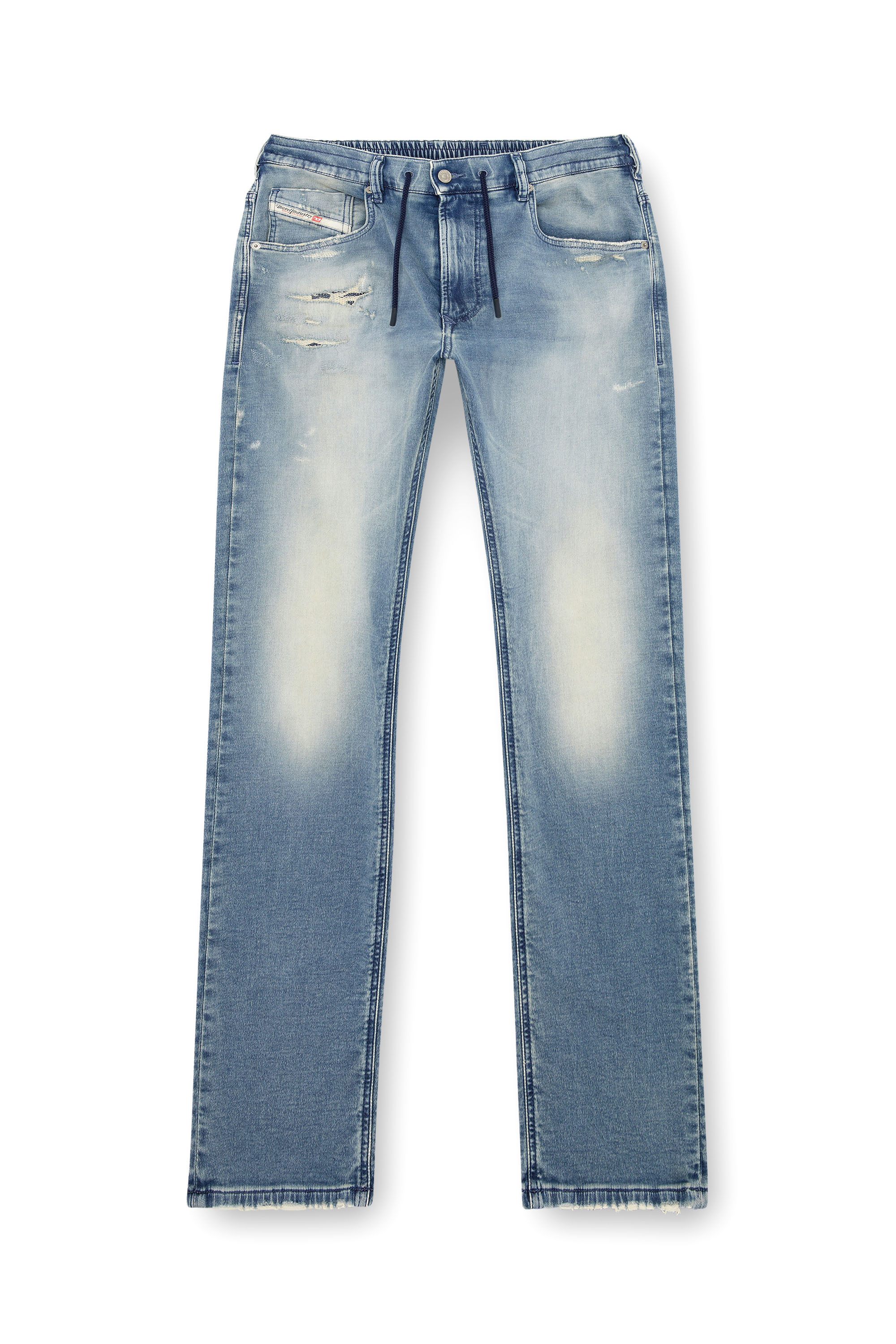 Diesel - Man's Regular 2030 D-Krooley Joggjeans® 068MF, Light Blue - 5