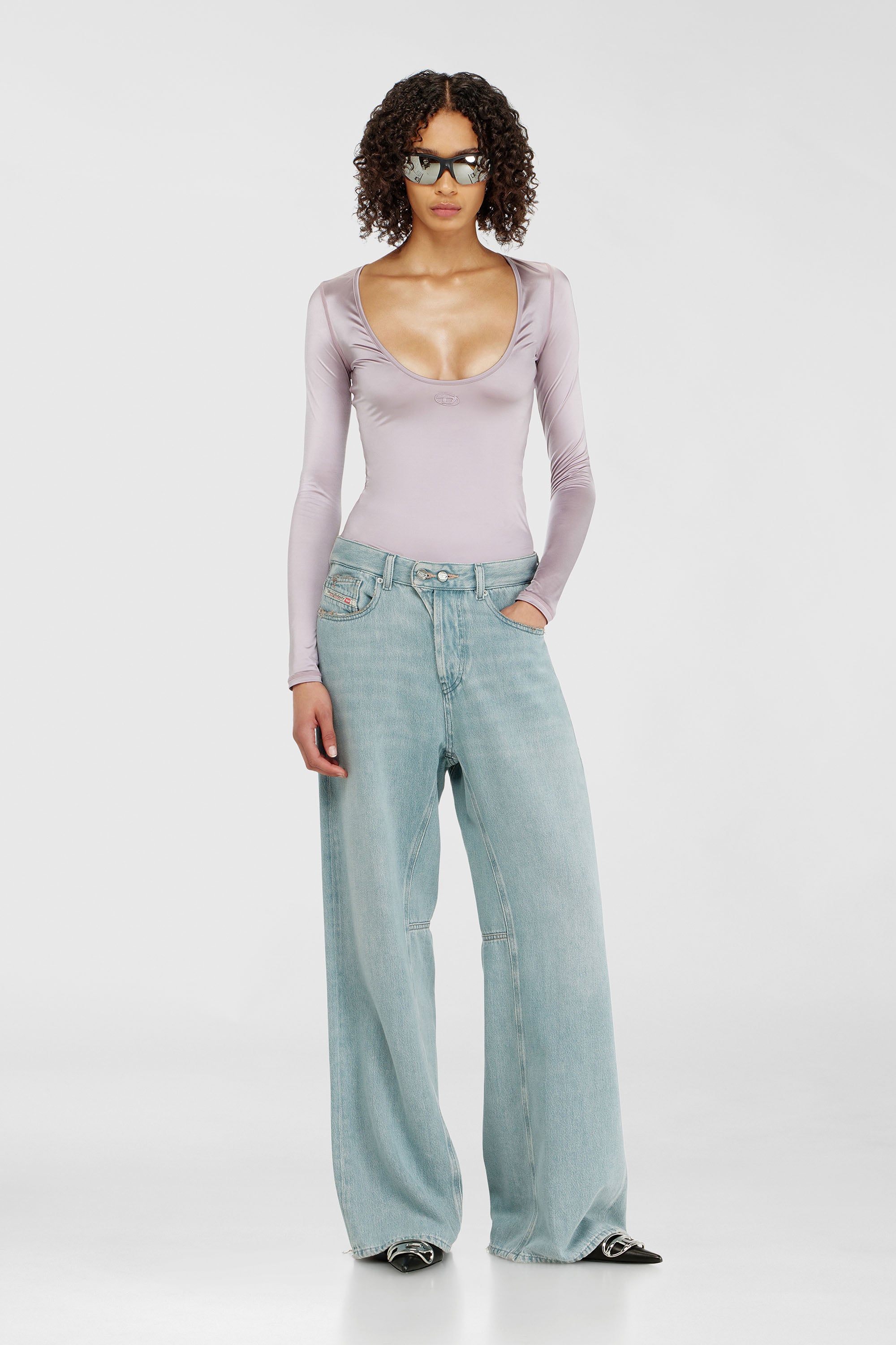 Diesel - Woman's Relaxed Jeans 1996 D-Sire 09P84, Light Blue - 1