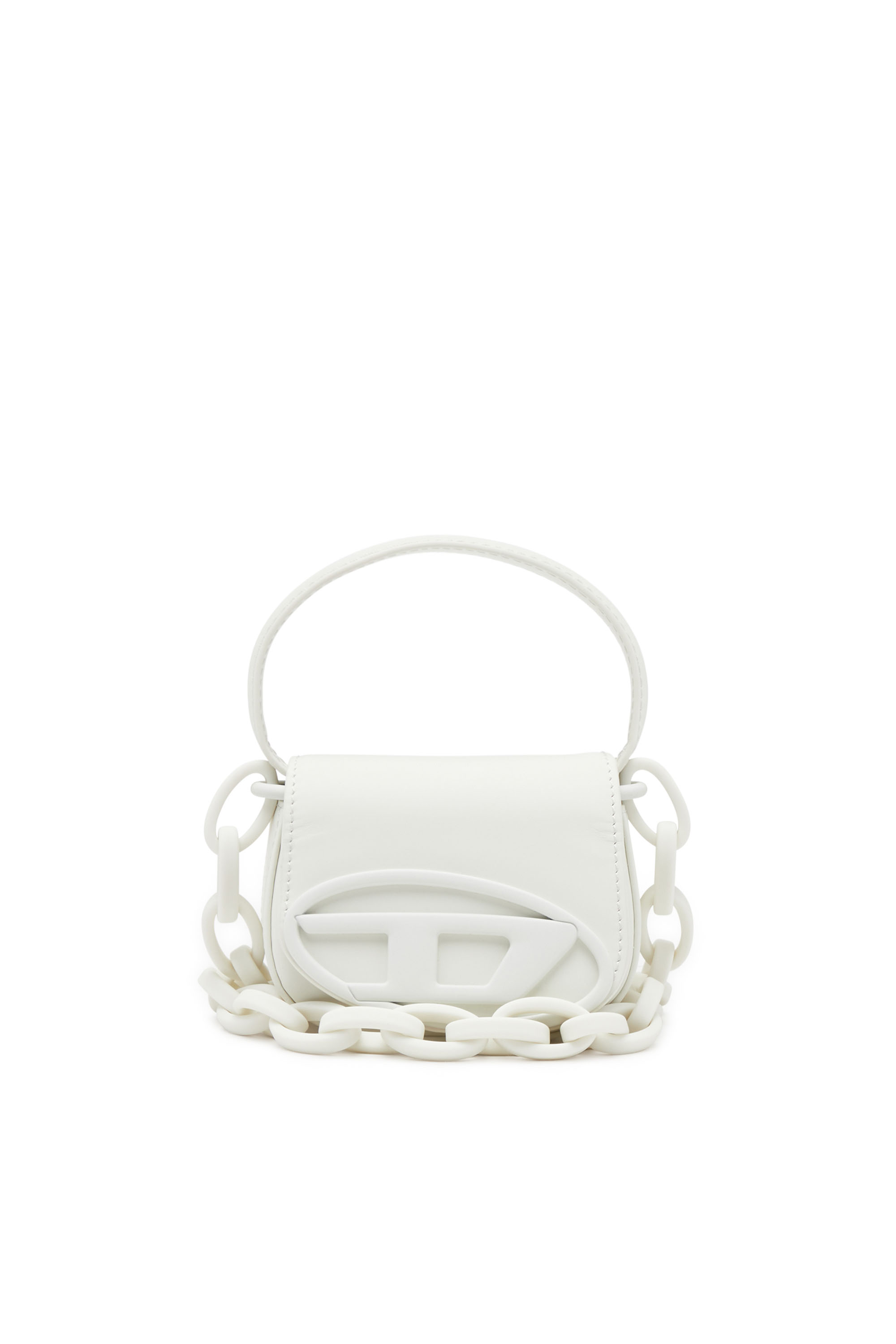 Diesel - 1DR XS, Woman's 1DR Xs-Iconic mini bag in matte leather in White - 2