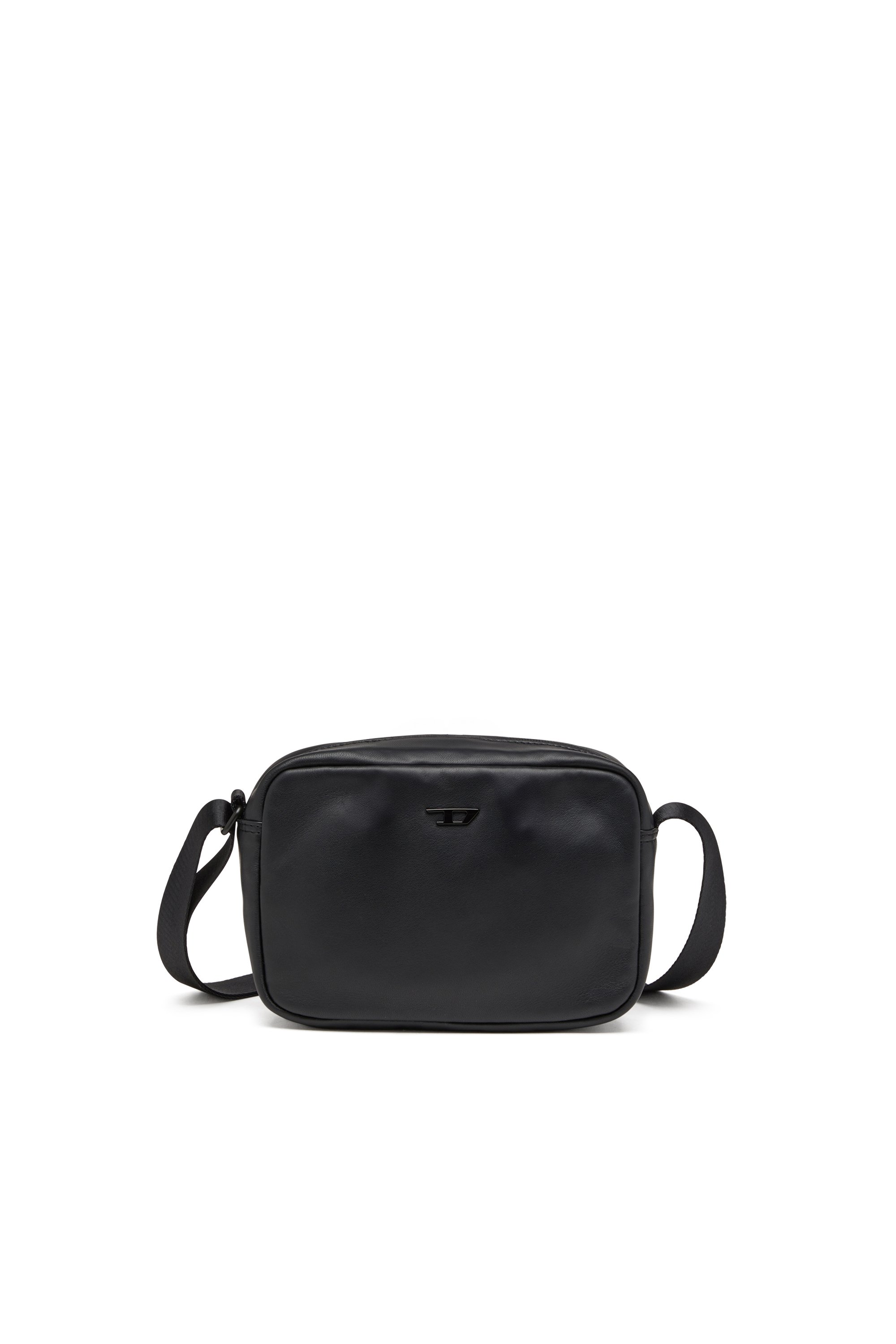 Diesel - RAVE CAMERA BAG X, Man's Rave-Camera bag in nappa leather in Black - 1