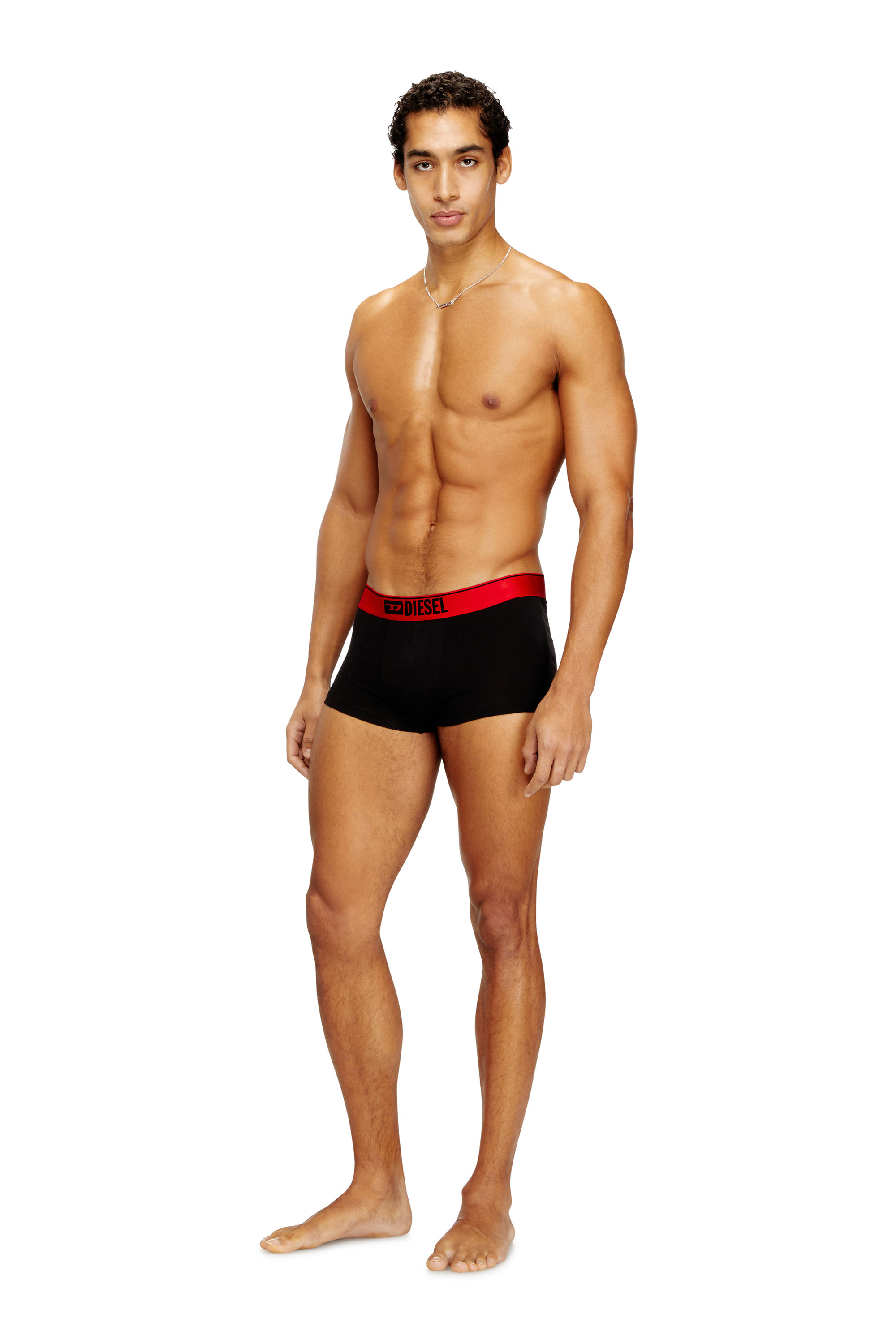 Diesel - UMBX-DAMIENTHREEPACK, Man's Three-pack of all-over Horse print boxers in Black/Red - 2